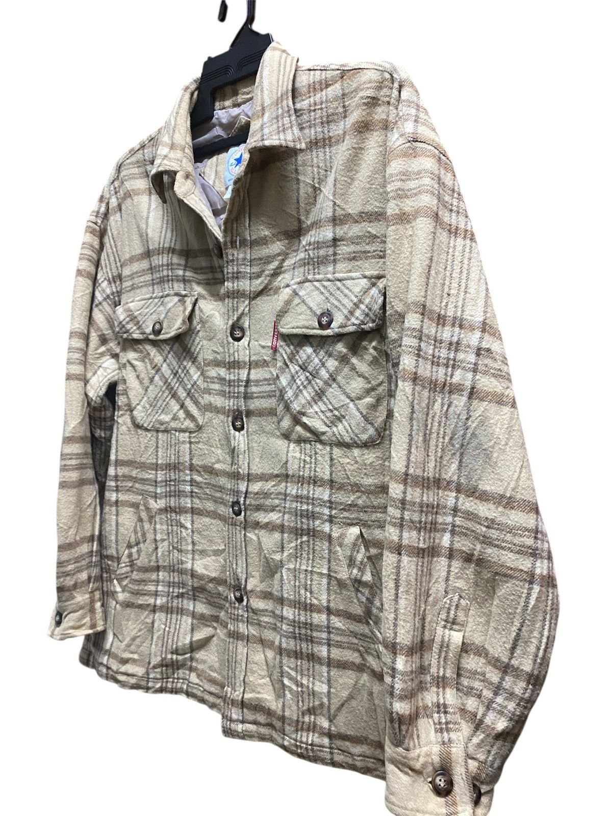 Converse × Vintage Converse Flannel Jacket retro Size US XXL / EU 58 / 5 - 6 Thumbnail