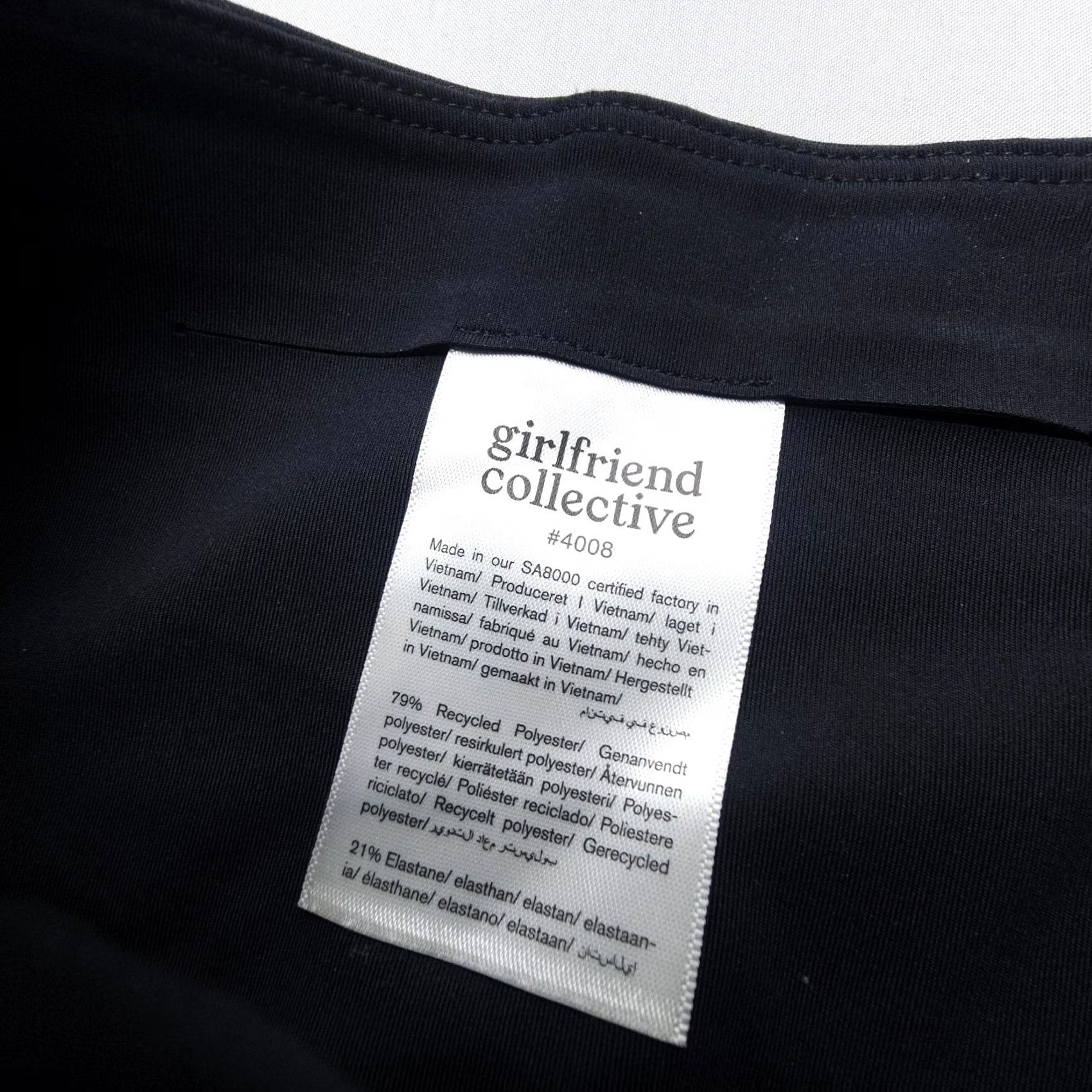 Girlfriend Collective Girlfriend Collective High Waist Crop Leggings Womens Small Black Yoga Gym EUC Size 28" / US 6 / IT 42 - 3 Thumbnail