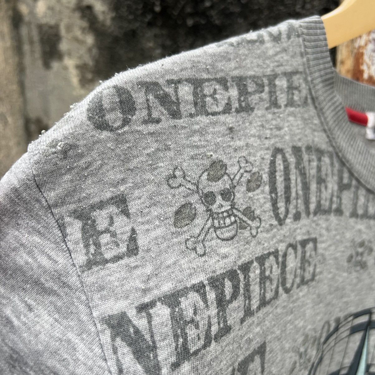 “ONE PIECE” TRASHED OVERPRINT TSHIRT