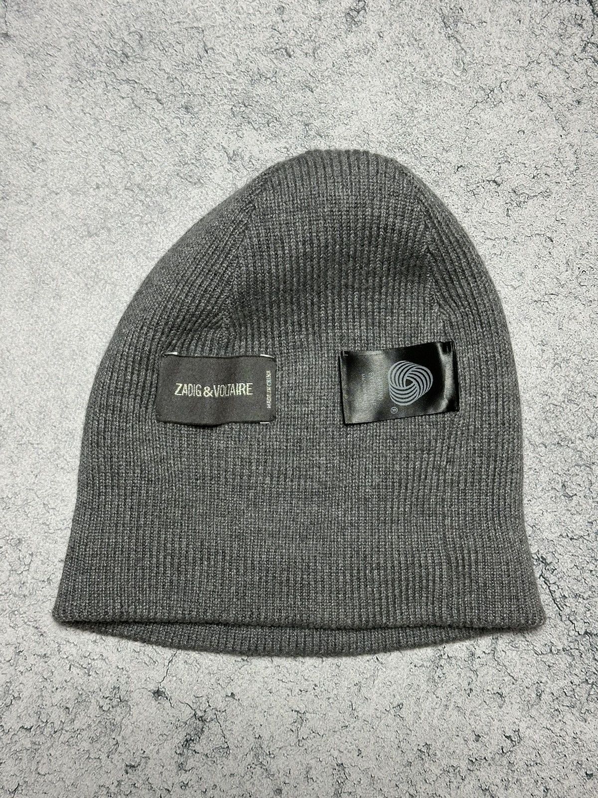 Zadig & Voltaire Zadig & Voltaire Glad Bis Merino Maybe Beanie Hat Size ONE SIZE - 7 Thumbnail