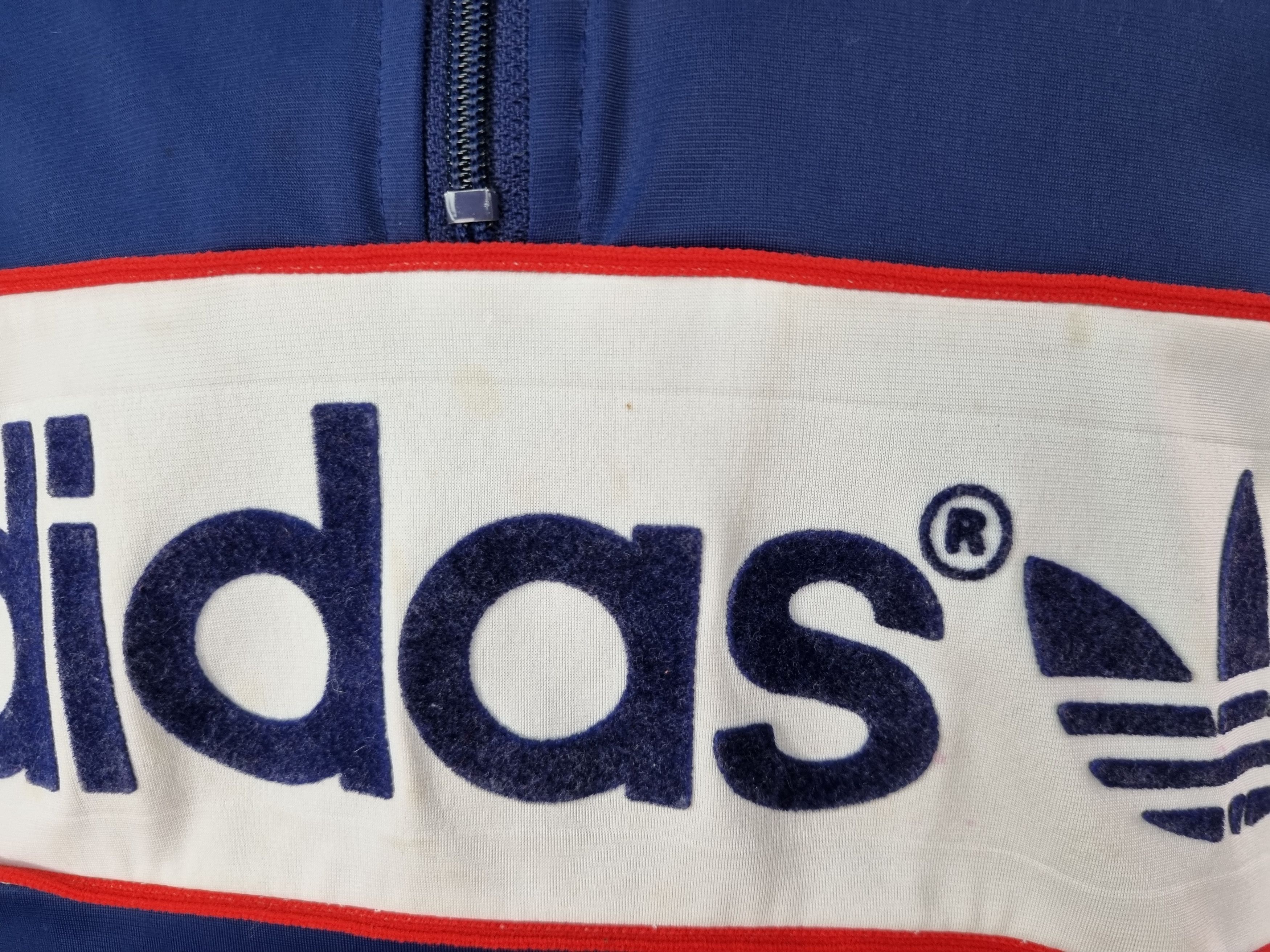 Adidas × Vintage 80s Adidas Vintage Big Flower Logo Hoodie Size US M / EU 48-50 / 2 - 12 Thumbnail