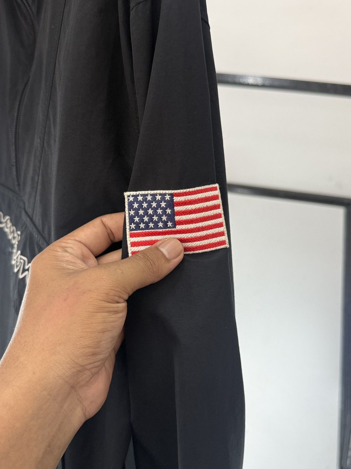 Champion 🔥 Champion American Flag ANORAK Windbreaker Jacket Half Zip Size US M / EU 48-50 / 2 - 4 Thumbnail