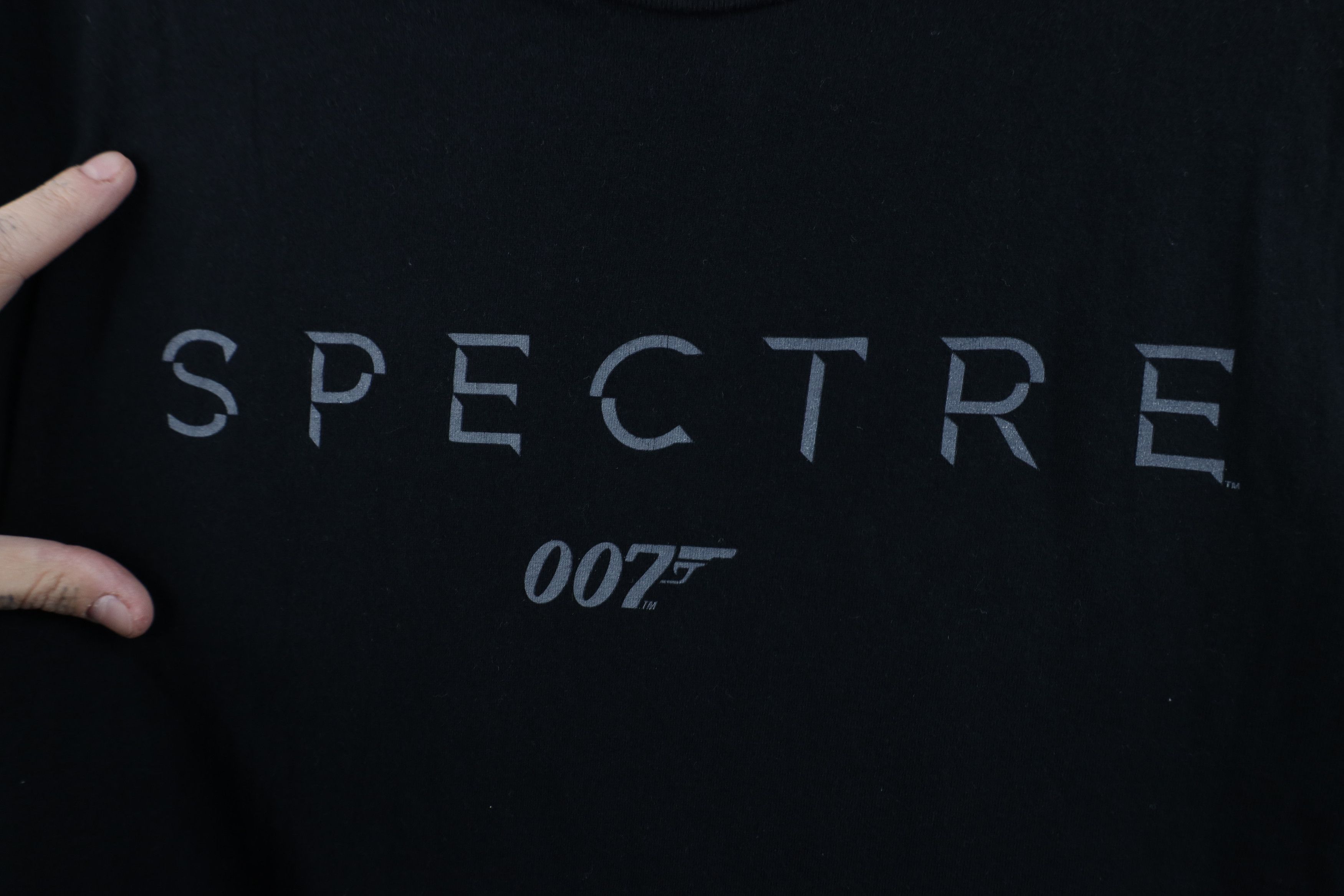 Vintage James Bond 007 Spectre Movie Spell Out Short Sleeve T-Shirt Size US L / EU 52-54 / 3 - 4 Thumbnail