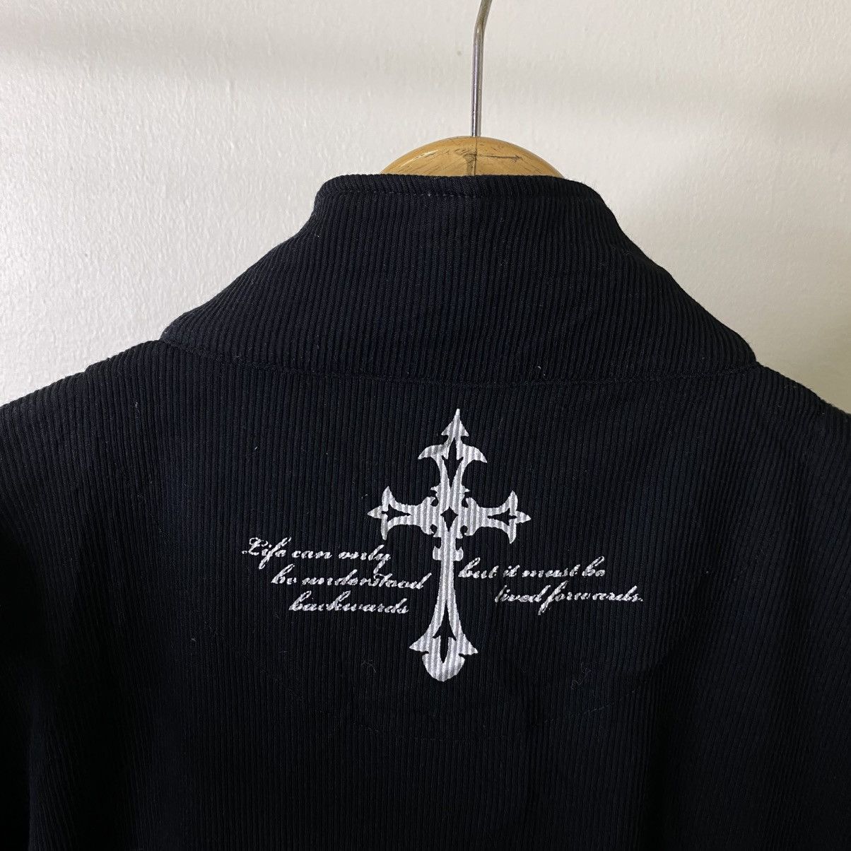 If Six Was Nine MindGames Japanese Cyber Gothic Punk Grunge Emo LGB LS Polo Size US L / EU 52-54 / 3 - 7 Thumbnail