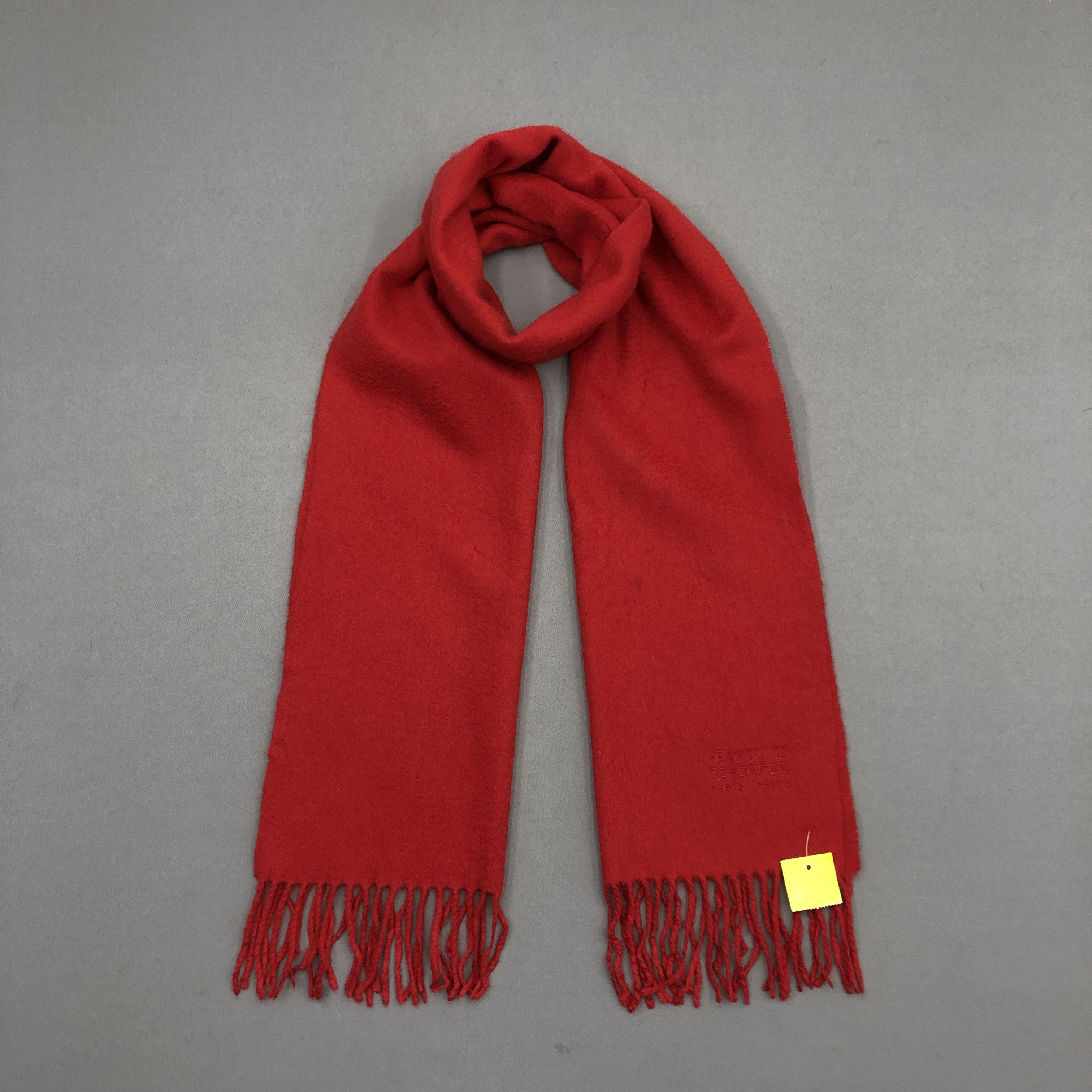 Jean-Louis Scherrer Vintage Jean Louis Scherrer Scarf Muffler Wool Scarves Size ONE SIZE - 1 Thumbnail