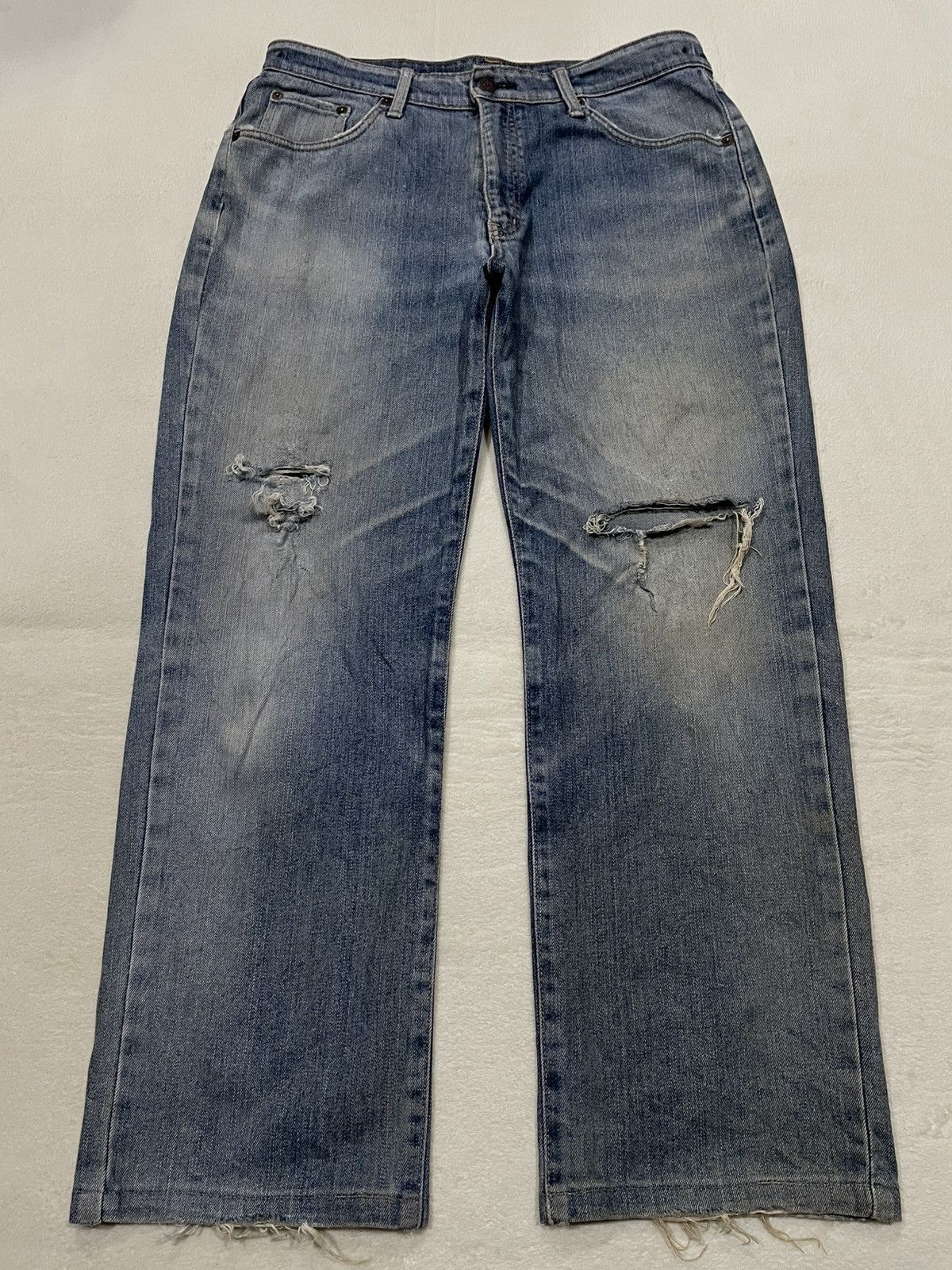 Edwin Vintage Edwin International Basic Distressed Mudwash Jeans Size US 34 / EU 50 - 1 Thumbnail