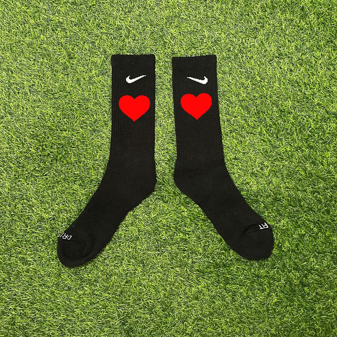 Nike NIKE CUSTOM HEART SOCKS Size ONE SIZE - 1 Preview