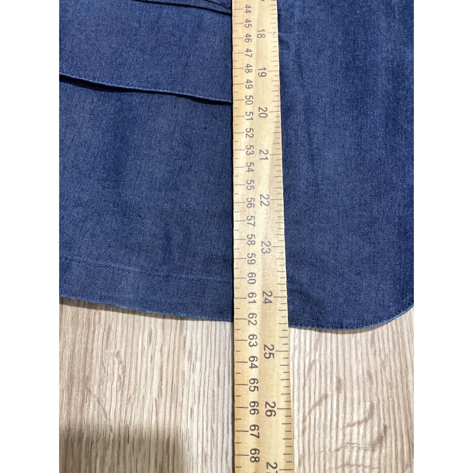 Express VINTAGE Express Jeans Denim Blazer Women Juniors 7 Blue Stretch Denim Size 28" / US 6 / IT 42 - 5 Thumbnail