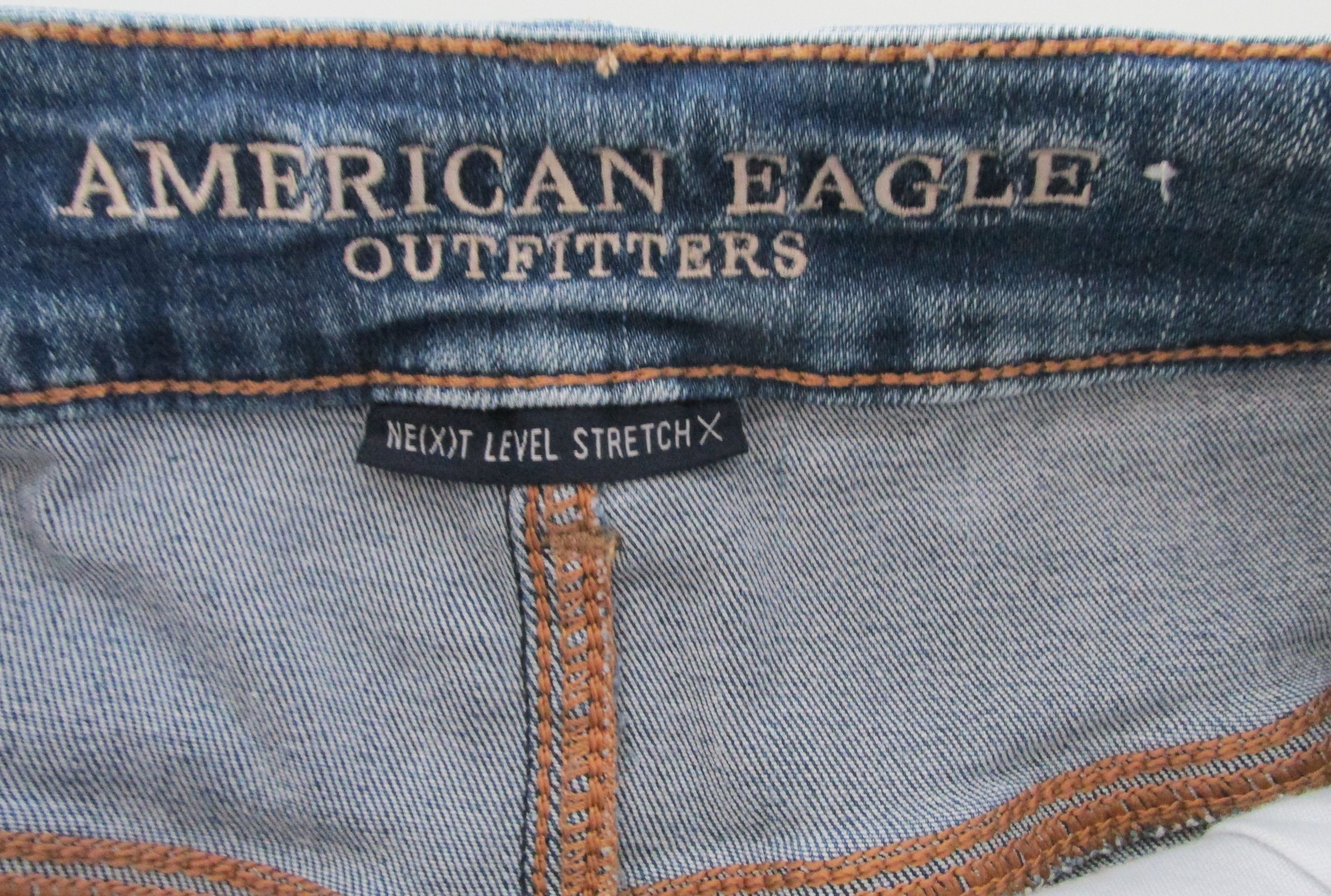 American Eagle Outfitters American Eagle Stretch Denim Distressed Skirts Size 6 Size 28" / US 6 / IT 42 - 2 Thumbnail