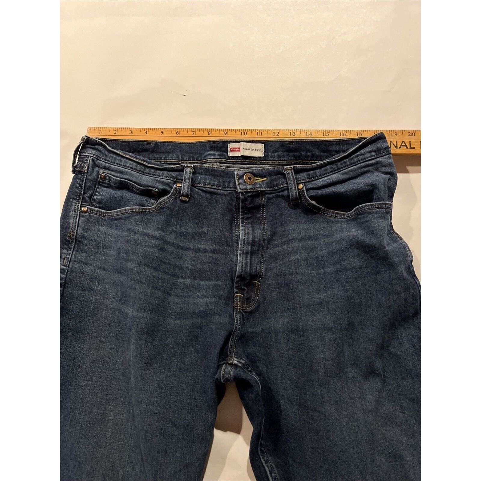Wrangler Wrangler Vintage Jeans Men’s 36x31 Blue Relaxed Boot Denim Size US 36 / EU 52 - 10 Thumbnail
