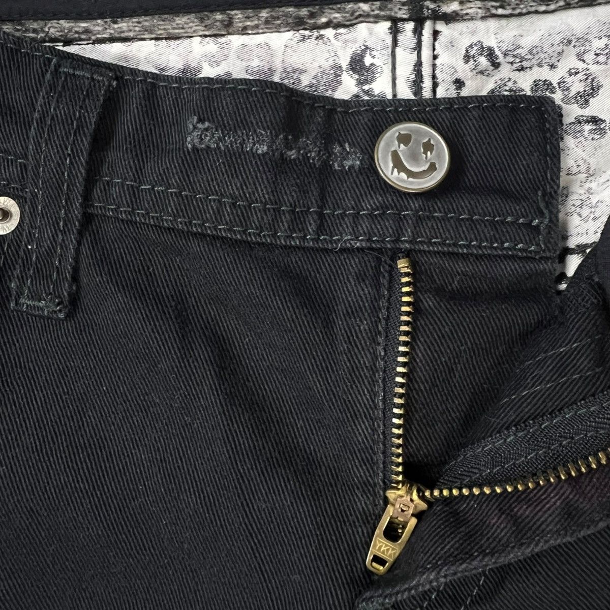 Hysteric Glamour × If Six Was Nine × Japanese Brand VINTAGE WWL DISTRESSED STUDDED BLACK JEANS JAPAN Size 30" / US 8 / IT 44 - 15 Thumbnail