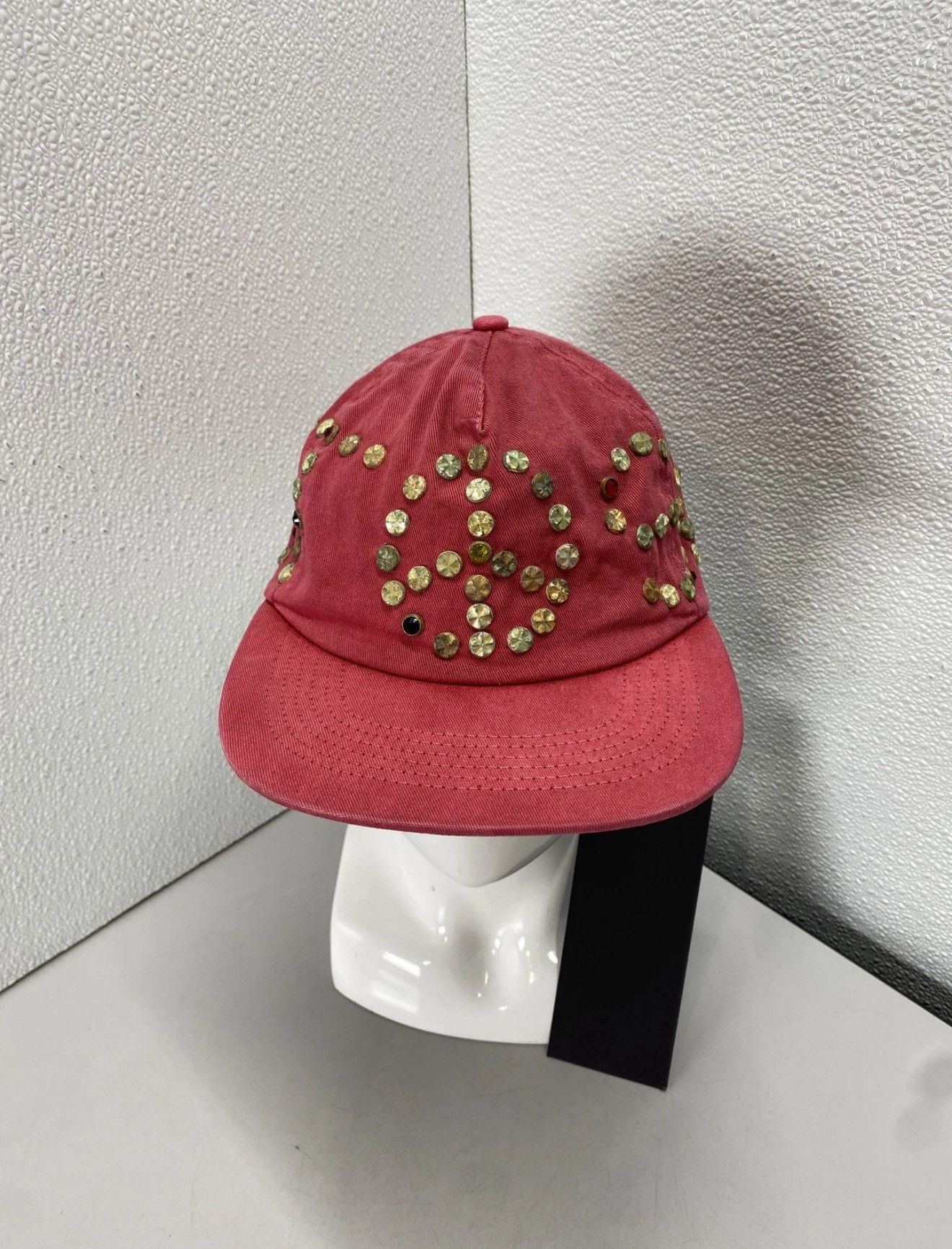 Satoshi Nakamoto Studded Hat “Vintage Red”