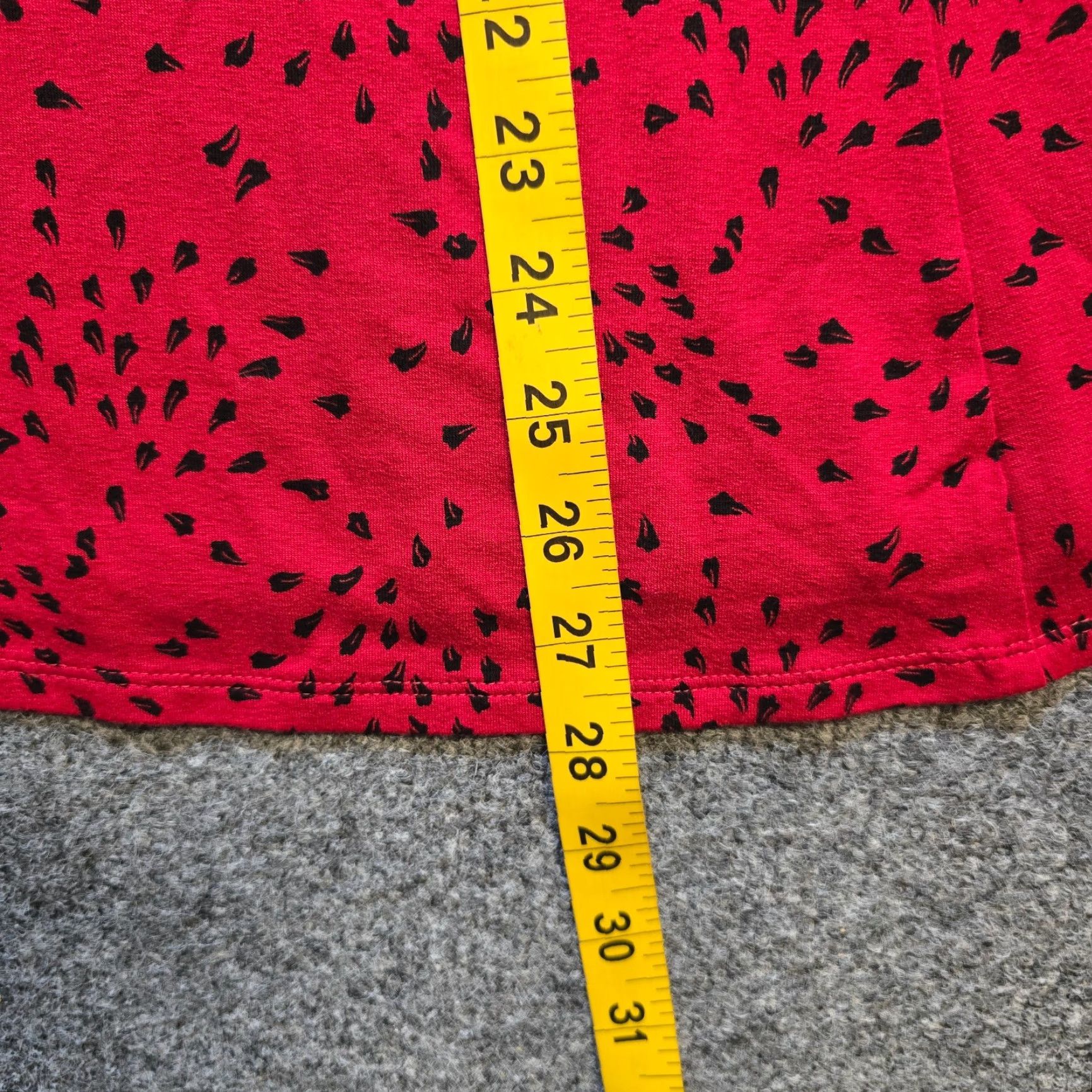 J. Jill J. Jill Top Womens 1X Red Black Dotted Tunic Stretch Wearever Career Casual Shirt Blouse Modern Size XL / US 12-14 / IT 48-50 - 6 Thumbnail