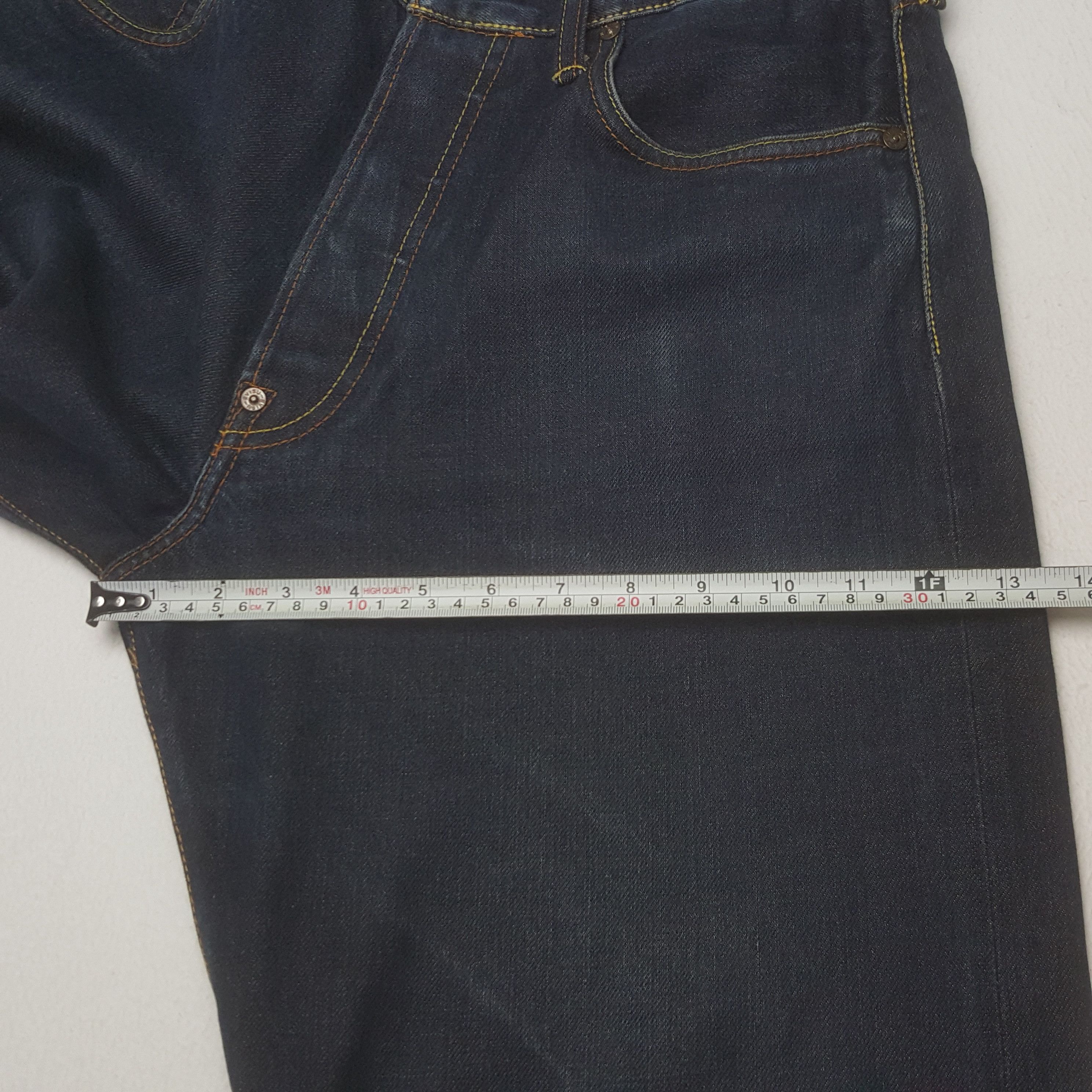 Evisu Vintage Evisu Japan Nice Dicock Art Denim Jeans Size US 31 - 9 Thumbnail