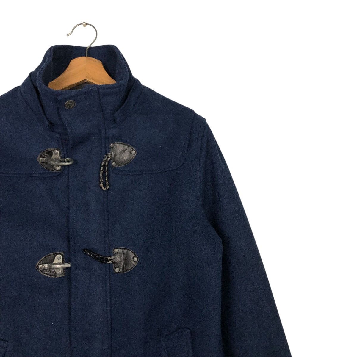In The Attic 📌Vintage Biker Wool Jacket Duffle In The Attic Punk Design Size US M / EU 48-50 / 2 - 7 Thumbnail