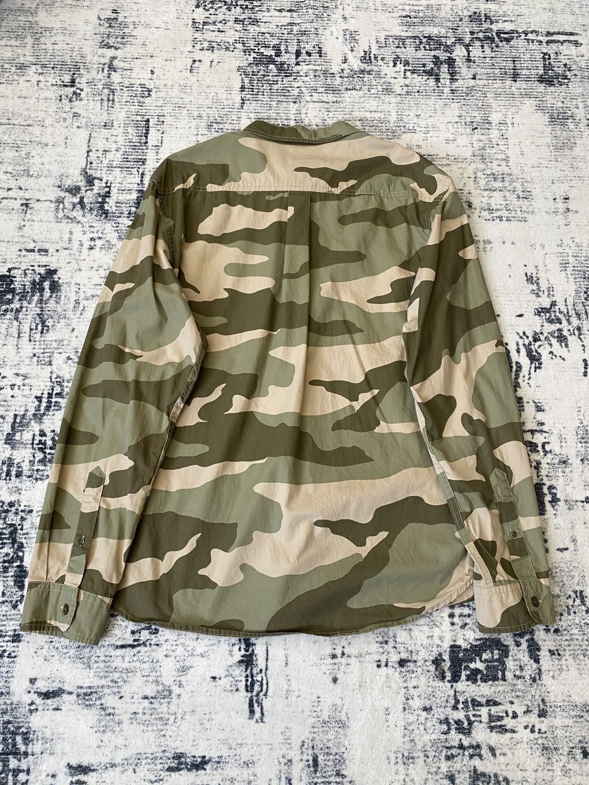 Stussy Stussy Desert Camo Button Down Shirt L/S Y2K Size US M / EU 48-50 / 2 - 3 Thumbnail