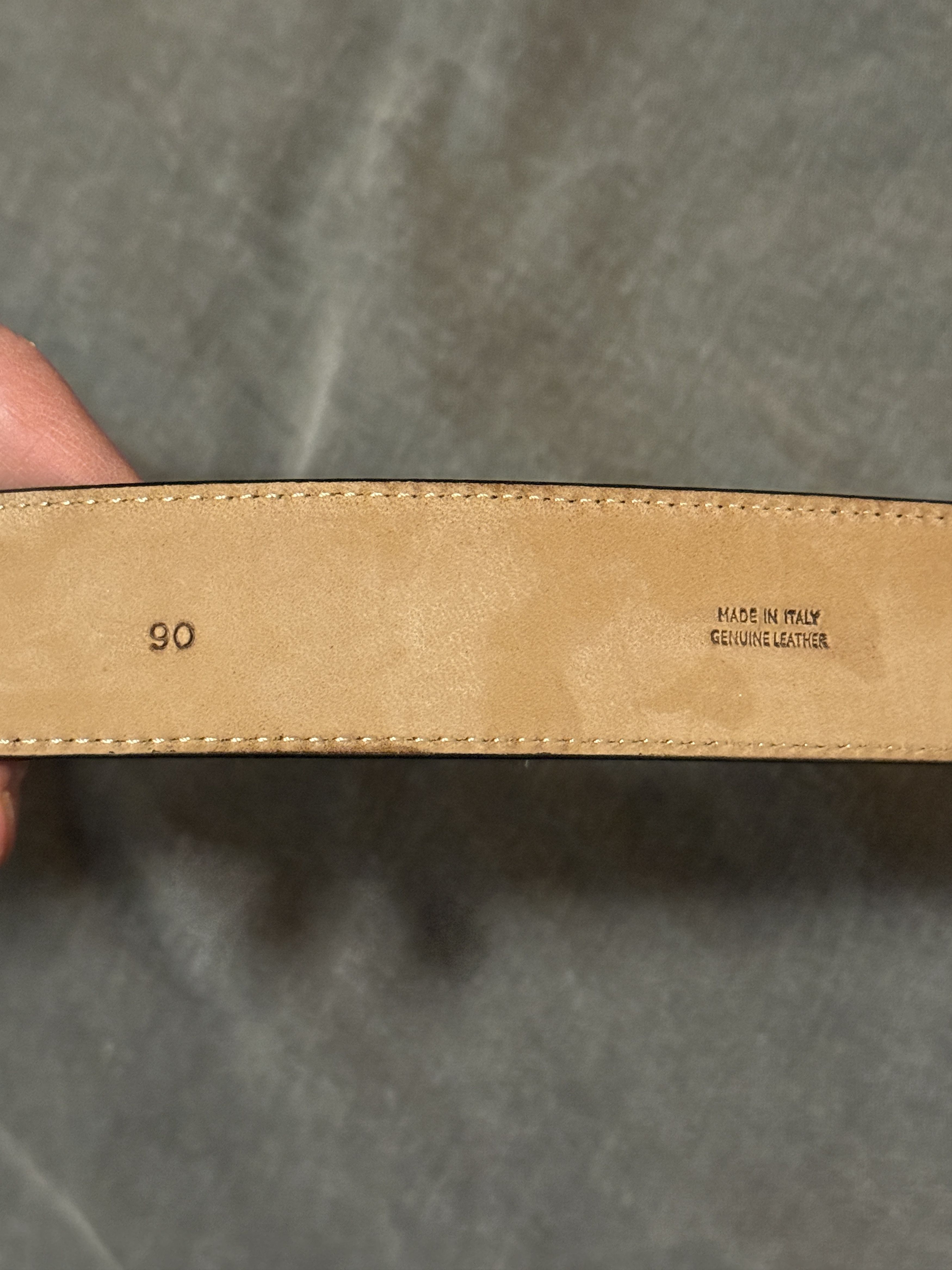 Other Silver Ostrich leather belt Size ONE SIZE - 2 Thumbnail