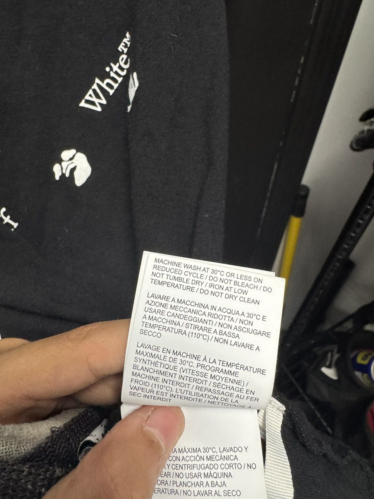 Off-White OFF-WHITE All Over Logo Print T-Shirt Black White Size US XXS / EU 40 - 8 Thumbnail