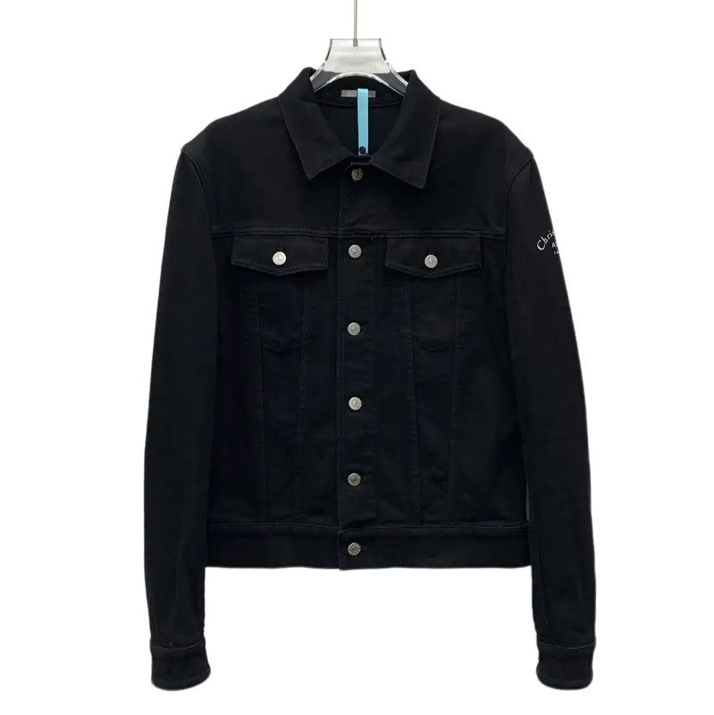 Dior Dior Black Cotton Men's Outerwear Jacket 0089 Size US M / EU 48-50 / 2 - 1 Thumbnail