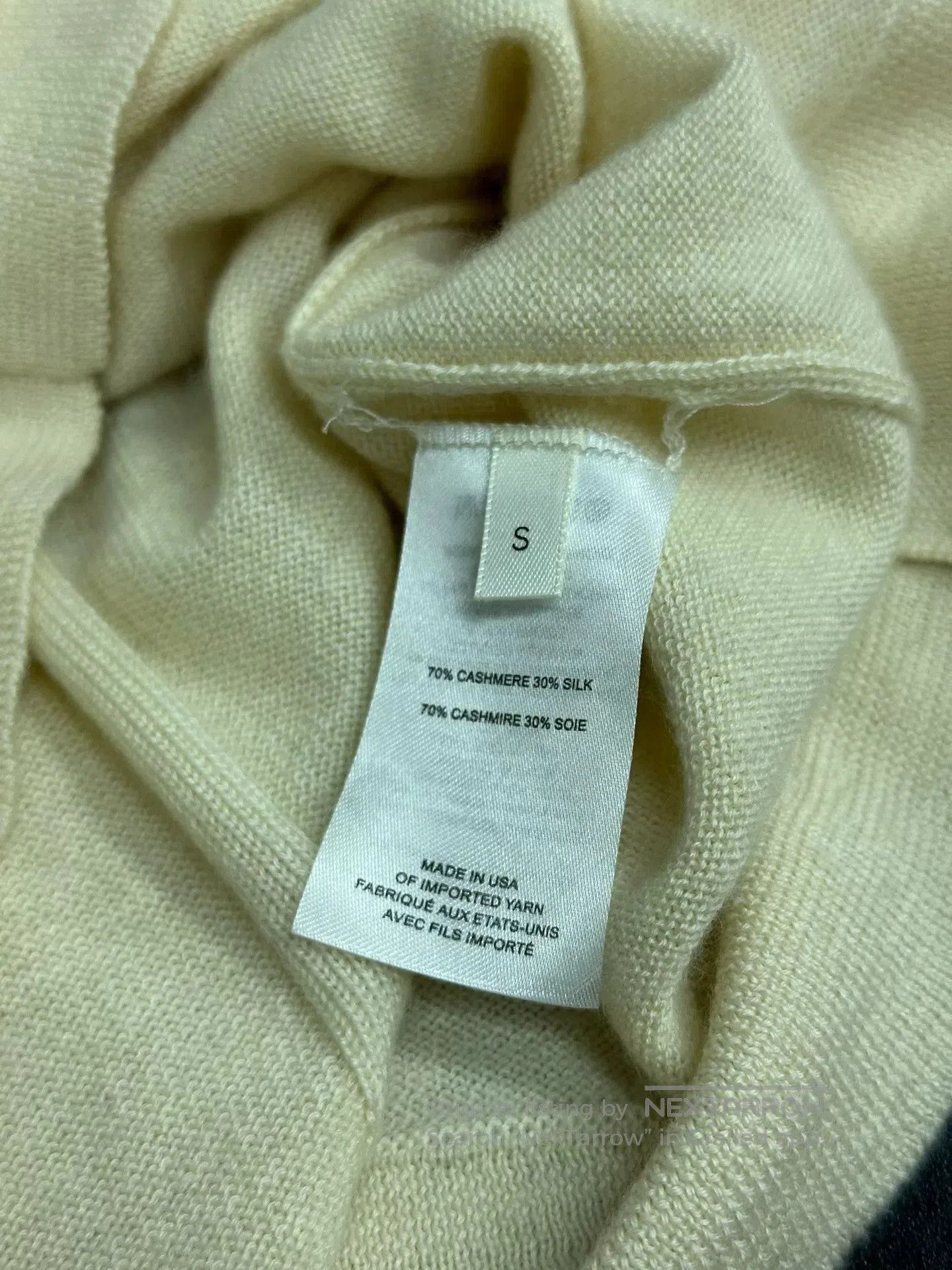 The Row The Row Beige Cashmere Knit Top. Size US S / EU 44-46 / 1 - 4 Thumbnail