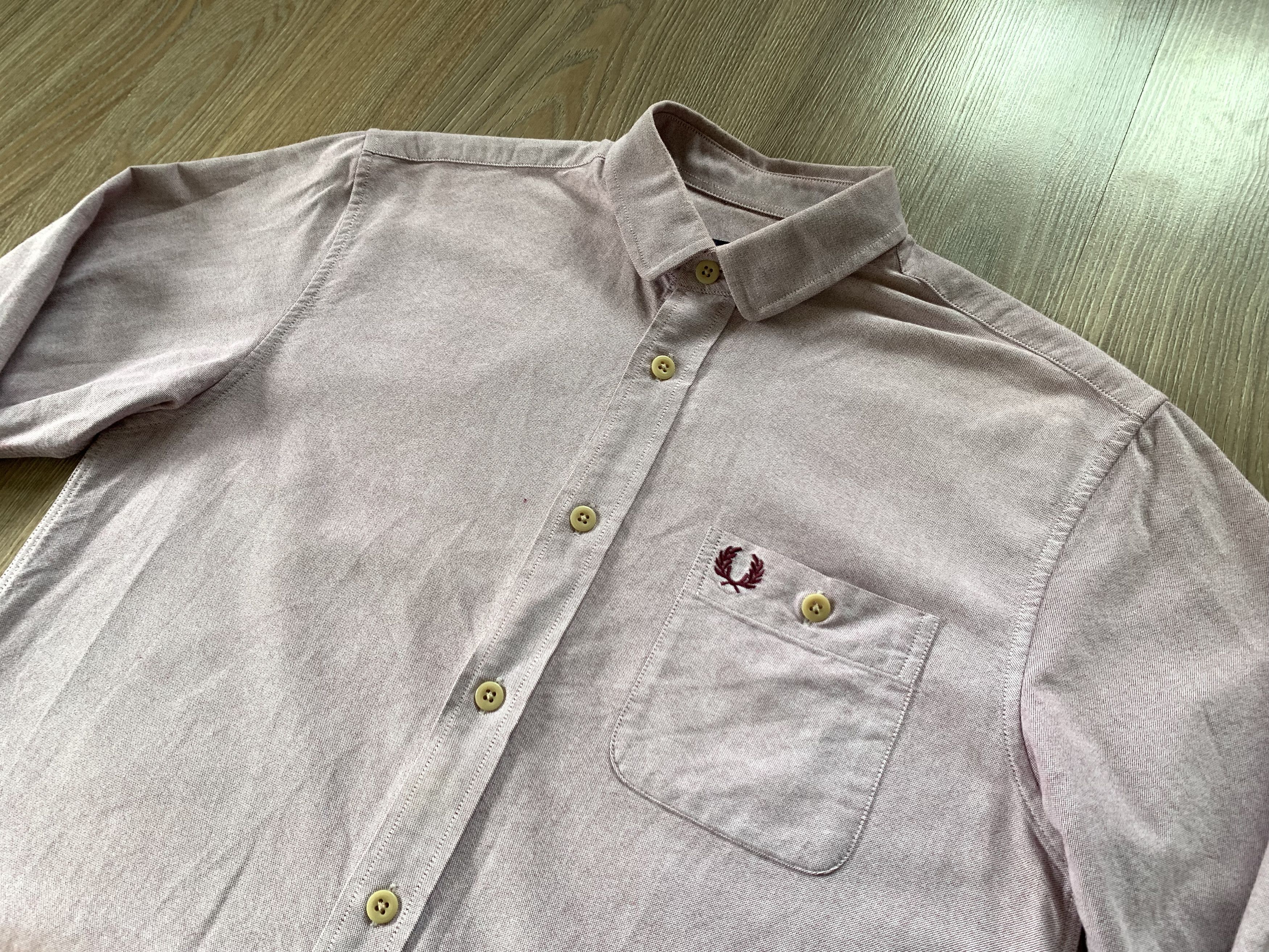 Designer × Fred Perry Fred Perry Cotton Longsleeve Shirt Size US S / EU 44-46 / 1 - 4 Thumbnail