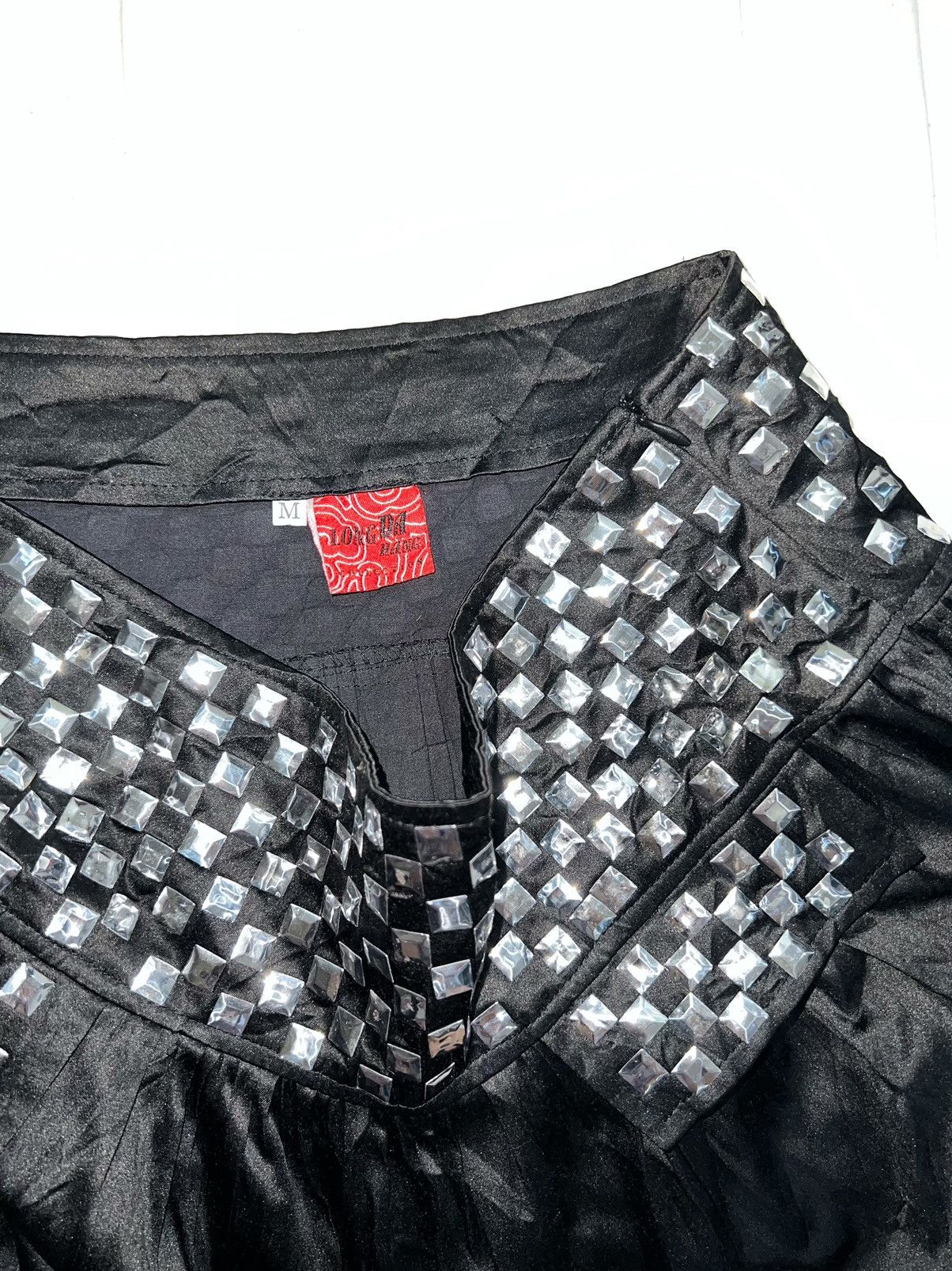 Japanese Brand Long Da pleated stud mini skirt 🖤🧛🏻‍♀️ Size 28" / US 6 / IT 42 - 6 Thumbnail