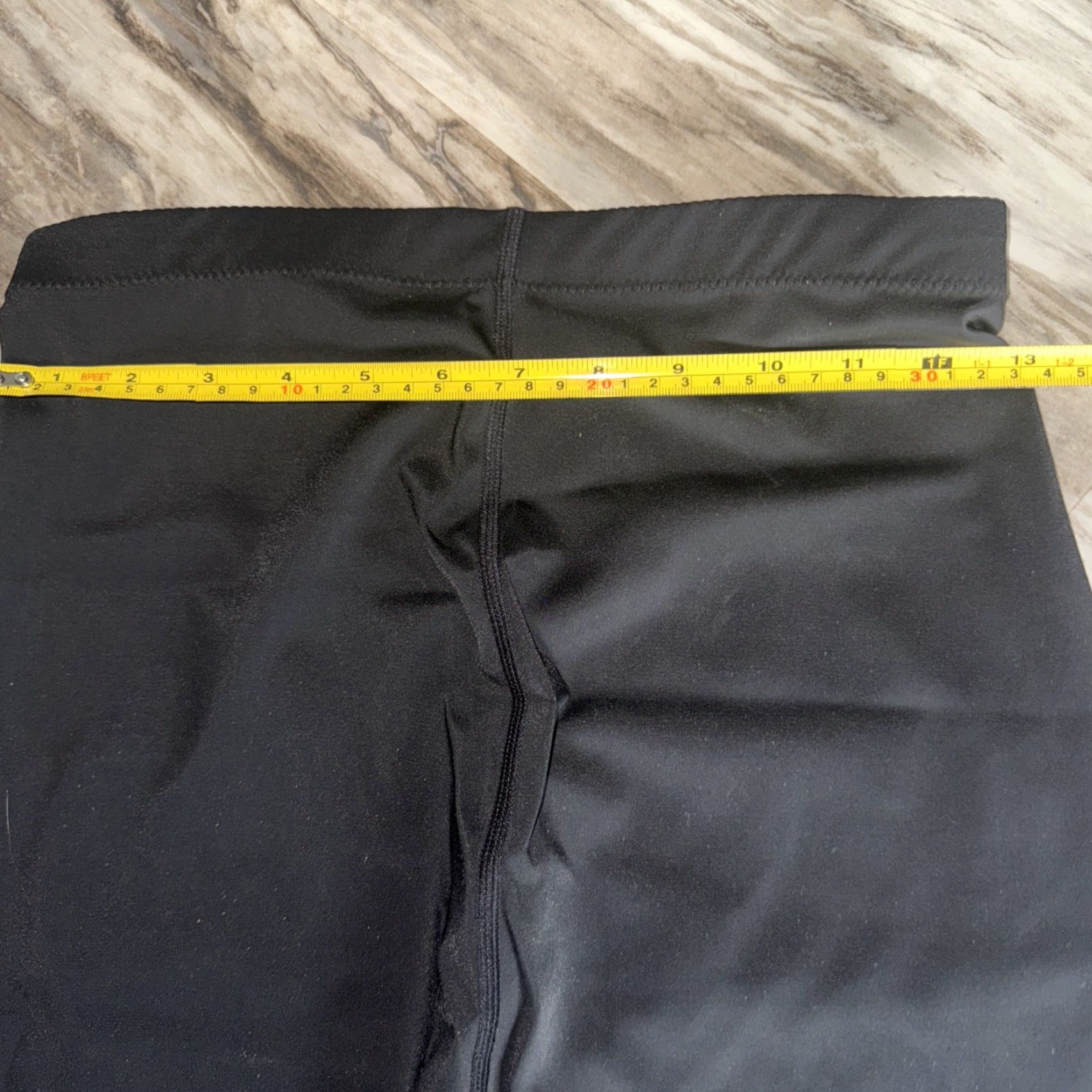 Vintage Compression Shapewear Mid-Thigh Shaping Short US Size L Black Size 36" / US 14 / IT 50 - 5 Thumbnail