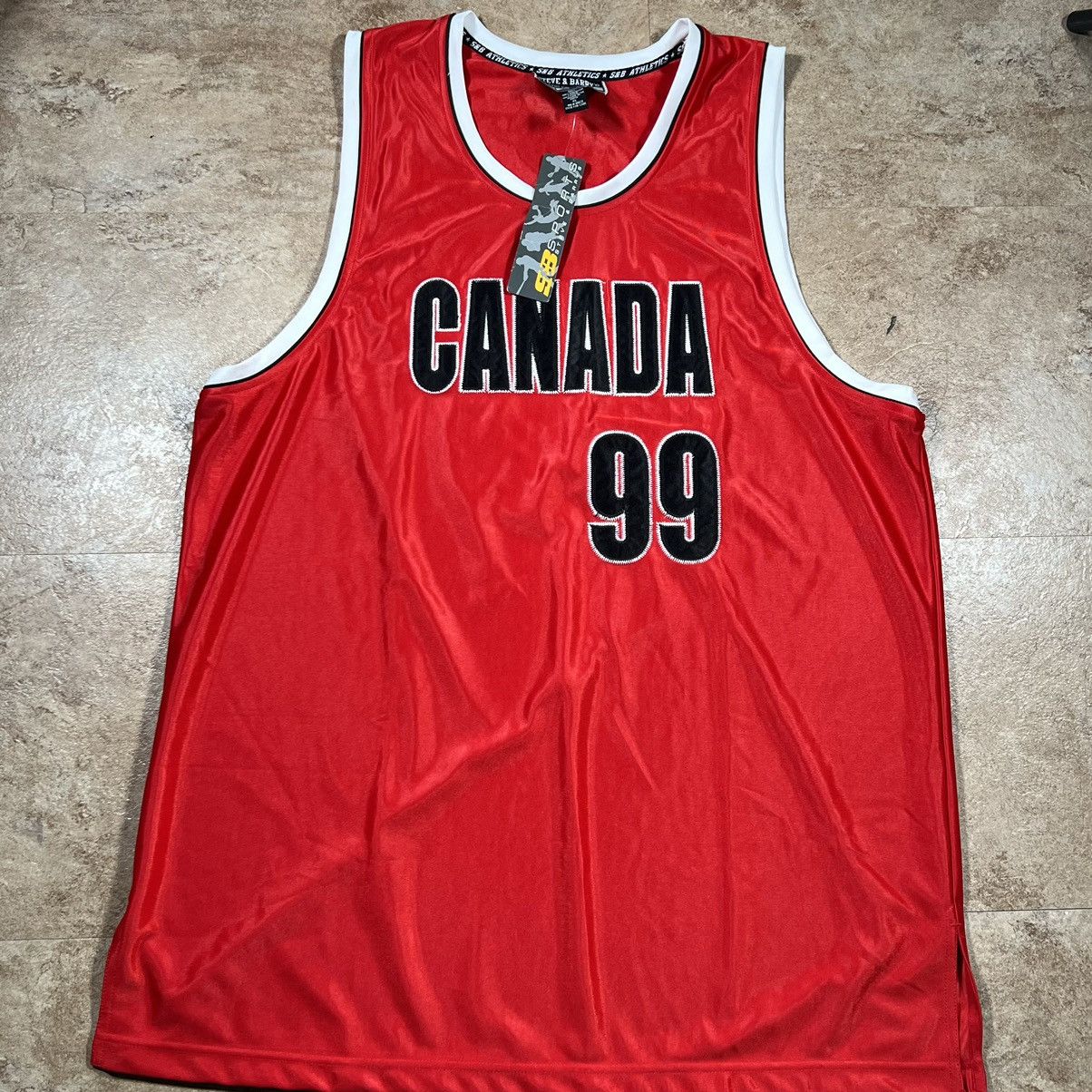 Steve And Barrys × Vintage Vintage Steve & Barry's Canada Basketball Jersey Size XL Size US XL / EU 56 / 4 - 1 Thumbnail