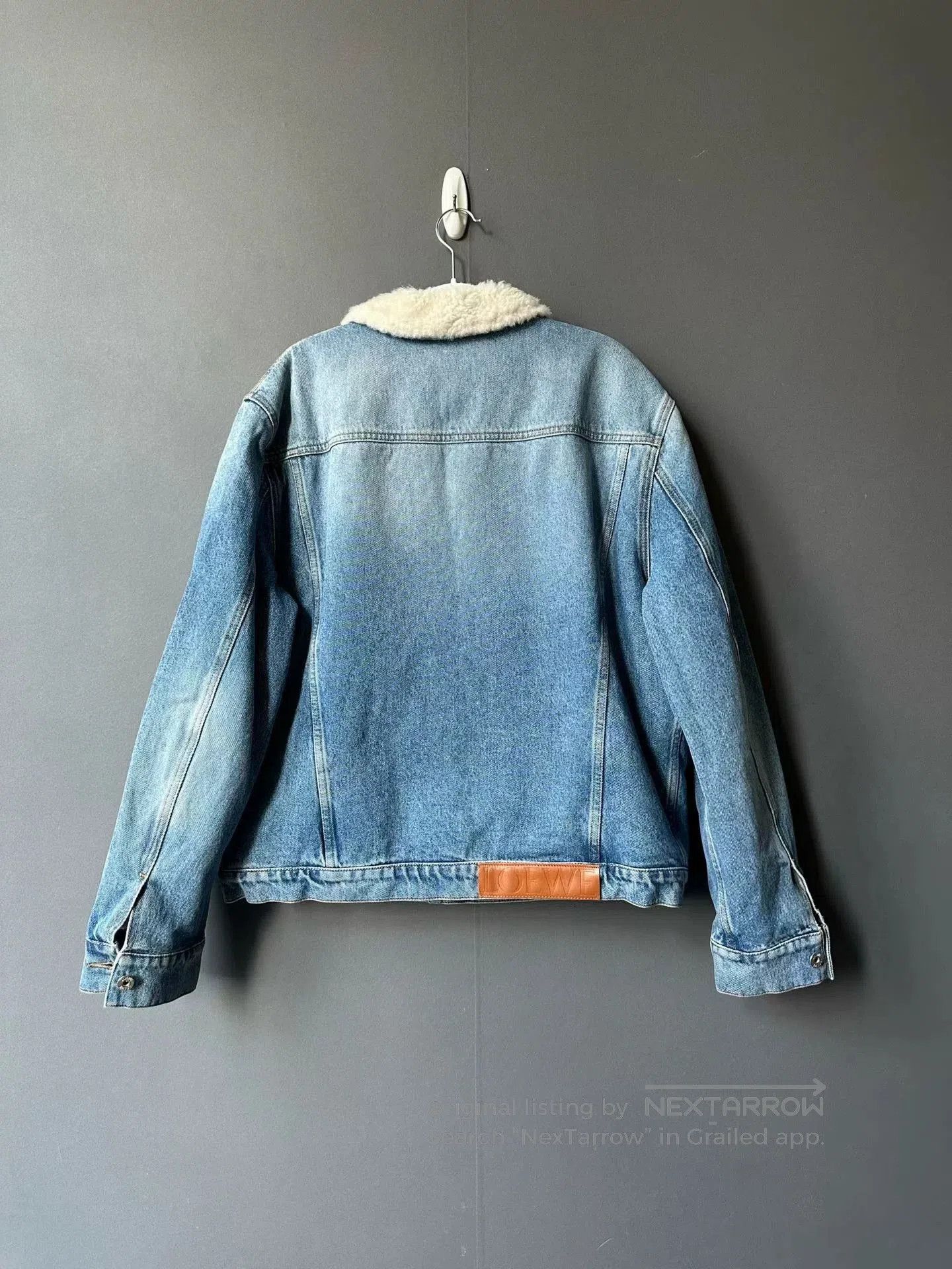 Loewe Loewe Shearling Collar Denim Jacket. Size US XL / EU 56 / 4 - 3 Thumbnail