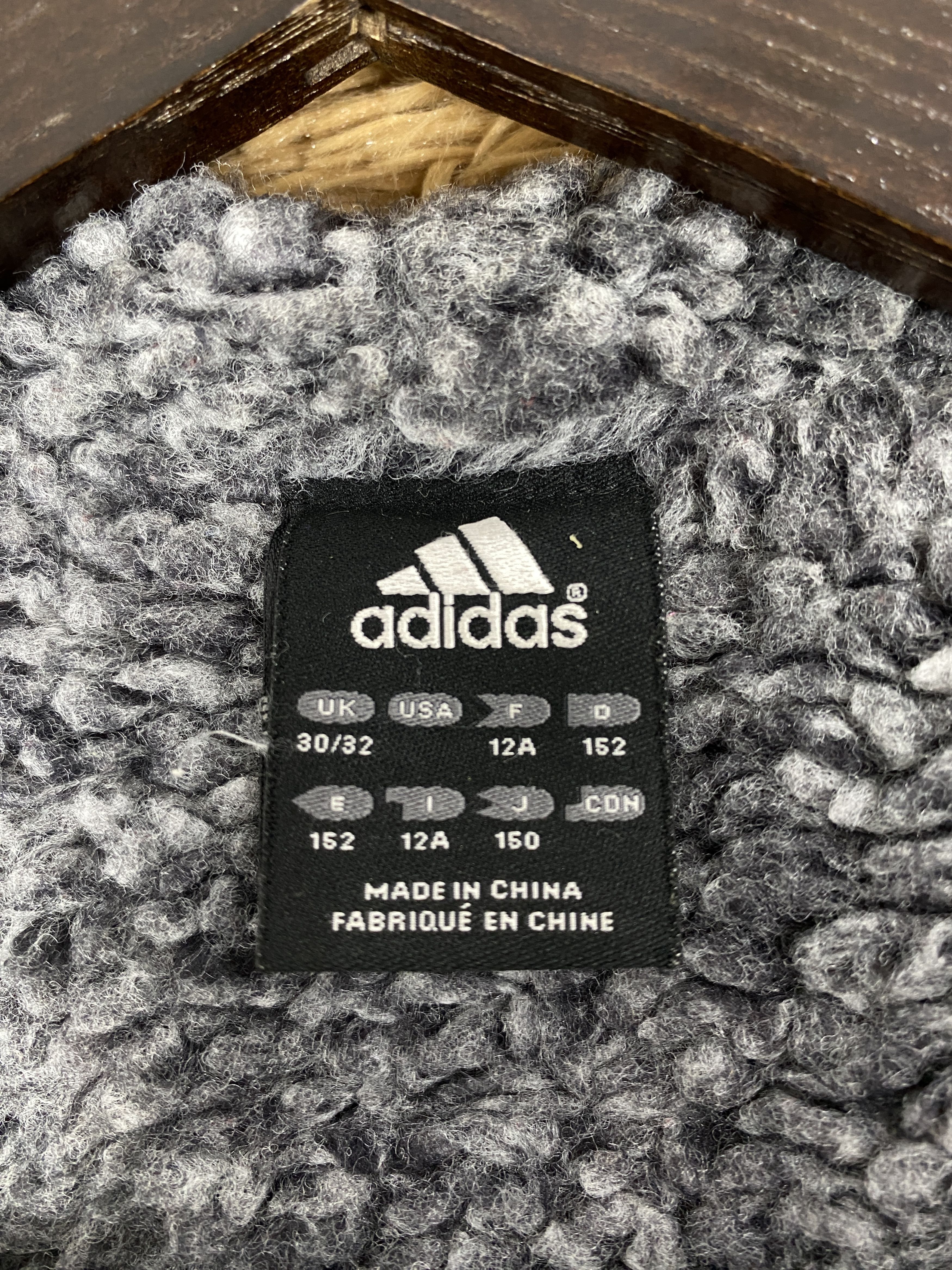 Adidas Vintage Adidas Hoodie Sherpa Lining Long Jacket PJ2407 Size US S / EU 44-46 / 1 - 9 Thumbnail