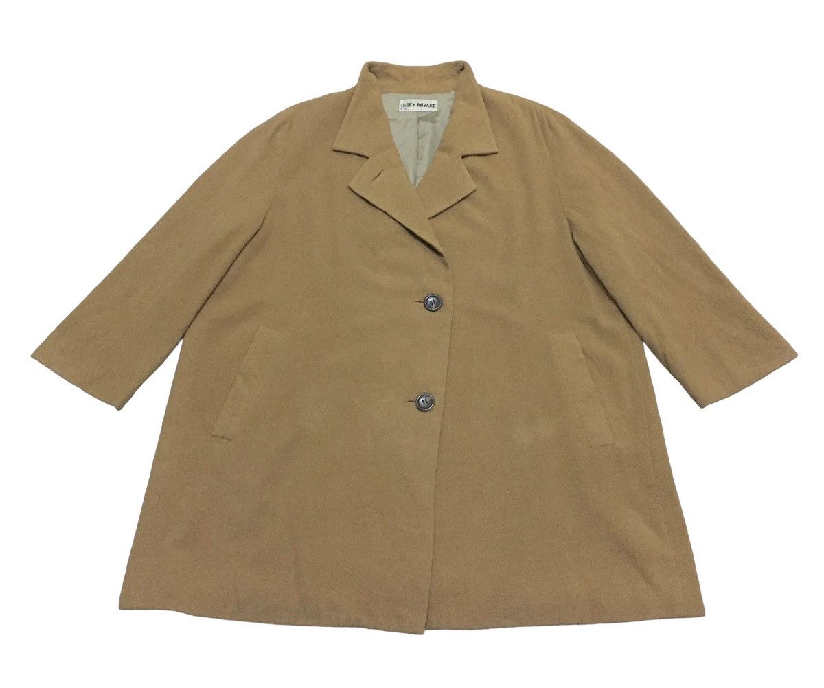 Issey Miyake Rare Design Vintage Brand Issey Miyake Trench Coat 1990s Size US M / EU 48-50 / 2 - 1 Thumbnail