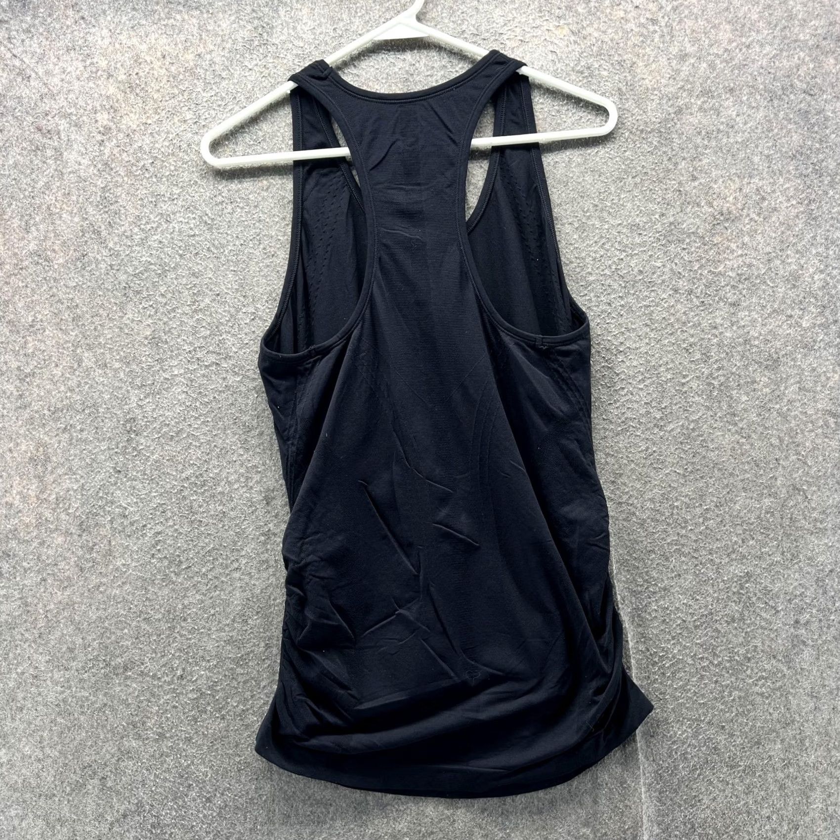 Athleta Athleta Tank Top Womens Large Black Racerback Ruched Running Yoga Athletic Size L / US 10 / IT 46 - 2 Thumbnail