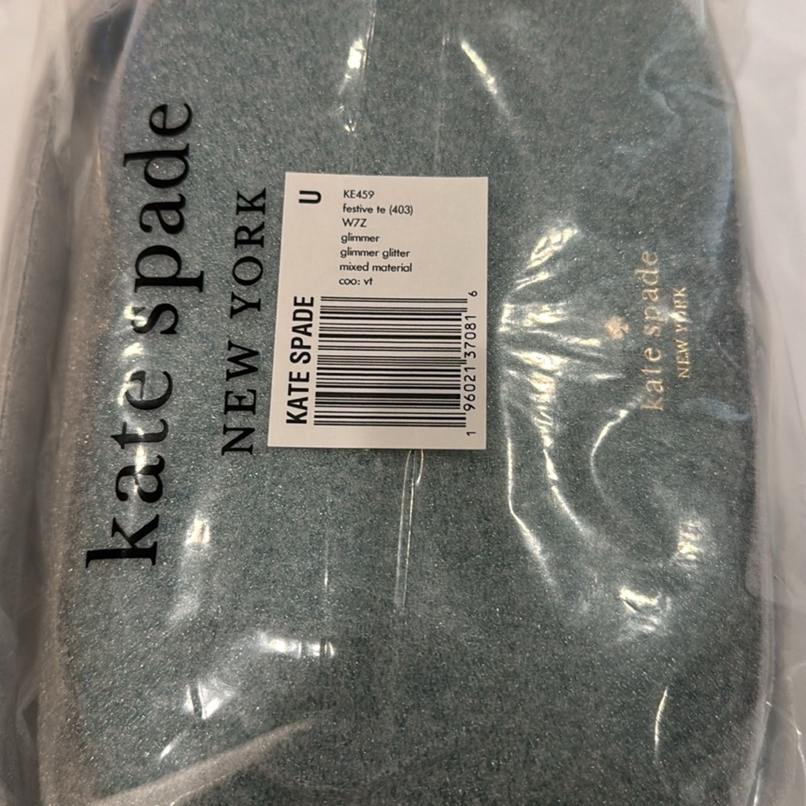 Kate Spade kate spade Glimmer Oval Camera Bag - Festive Teal Size ONE SIZE - 6 Thumbnail