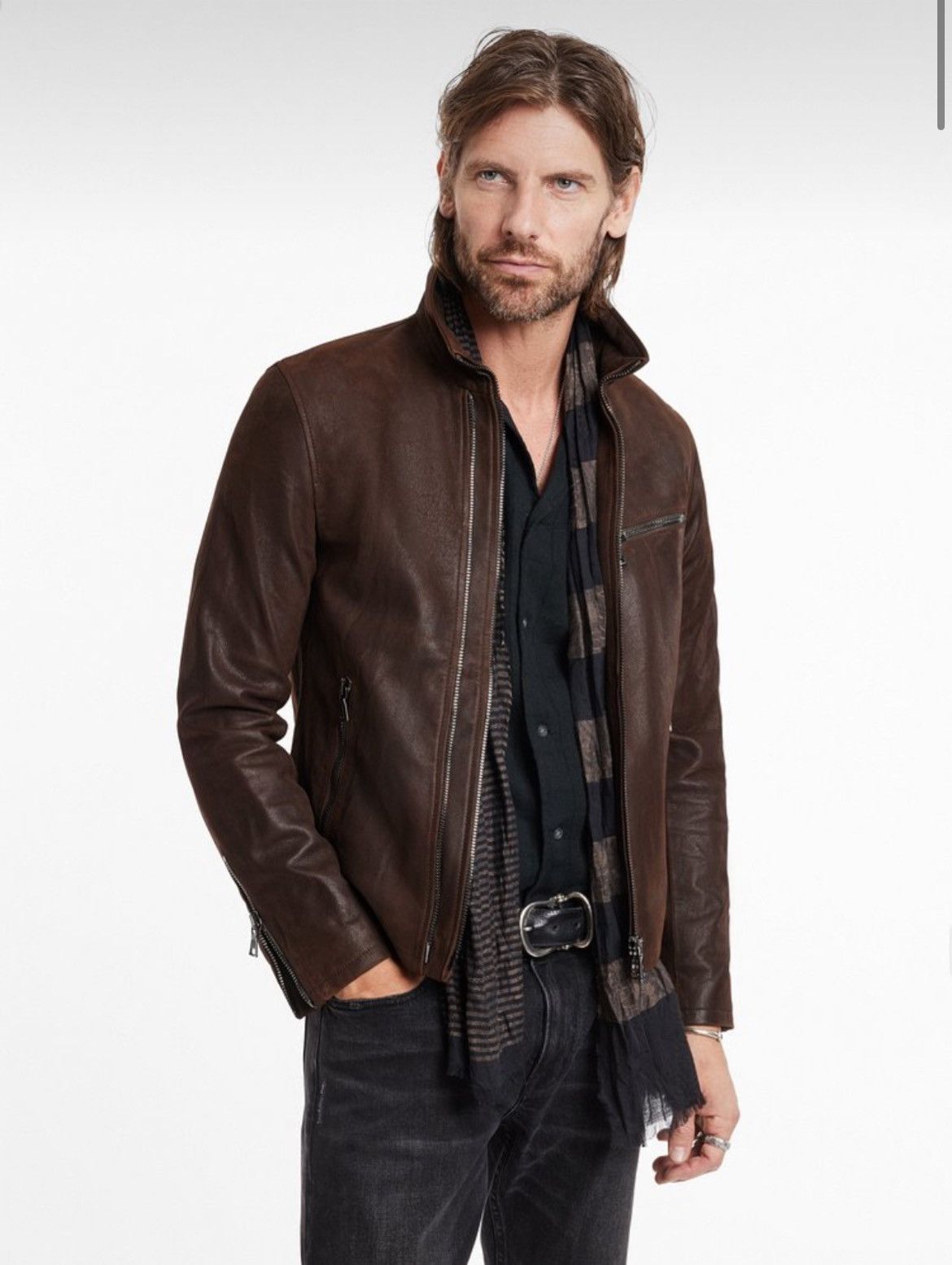 John Varvatos Junius Double Zip Jacket. 50 Size US M / EU 48-50 / 2 - 2 Thumbnail