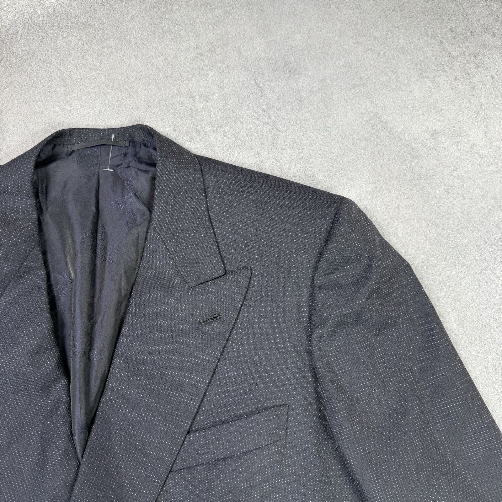 Brioni Brioni Wool Blazer Double Breasted Striped Italy Size 54/44 Size 44R - 4 Thumbnail