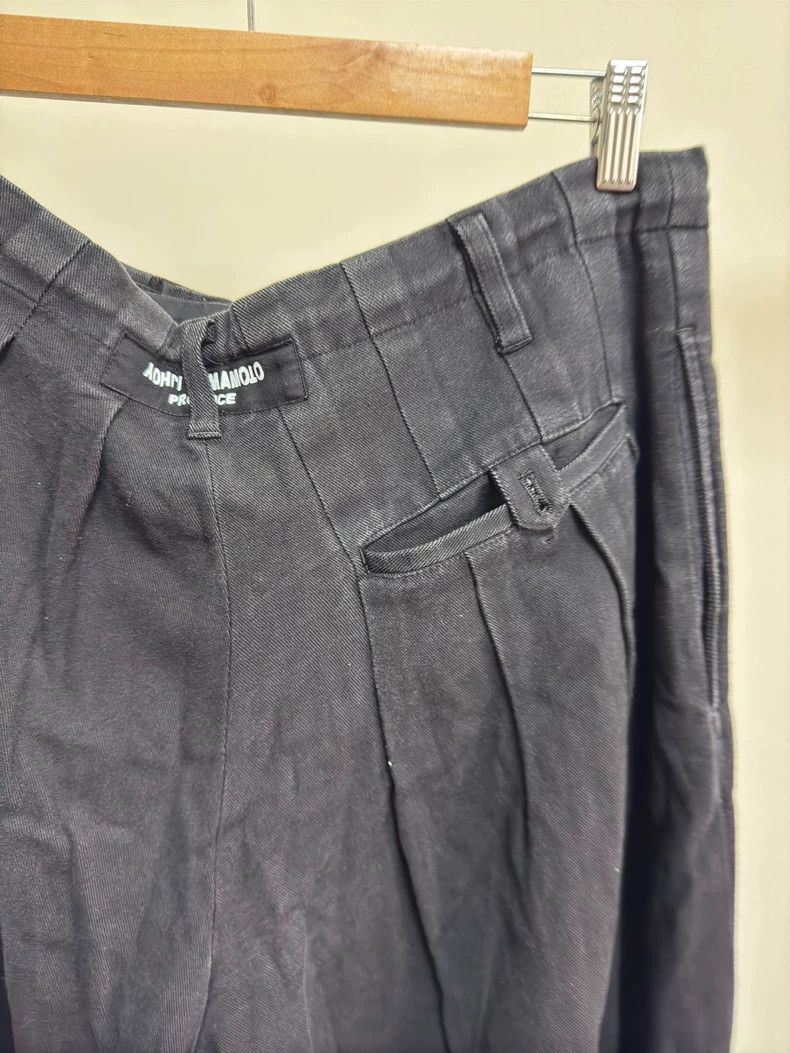 Yohji Yamamoto Yohji Yamamoto size 3 Heavy-duty washed denim Barron pants Size US 30 / EU 46 - 4 Thumbnail