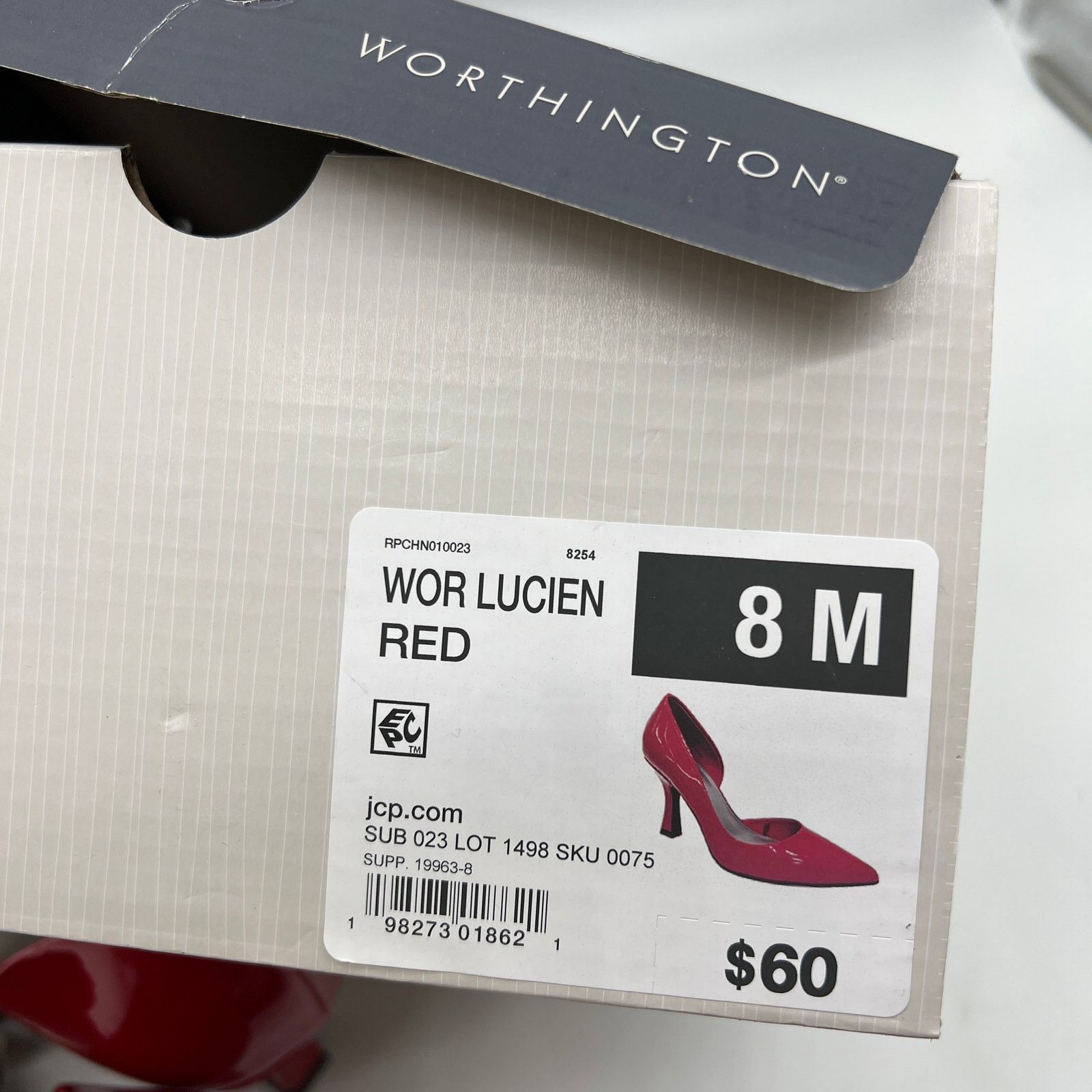 Other Worthington Lucien Women Red Shoes Size 9 MEDIUM Size US 9 / IT 39 - 11 Thumbnail