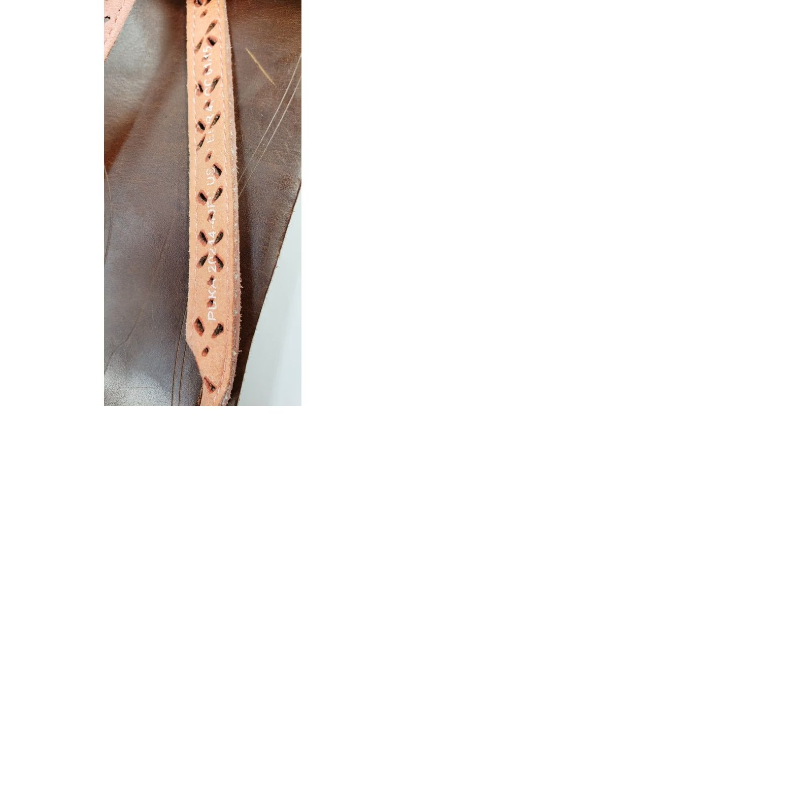 Olukai OluKai Puka Flip Flops Sandals Womens Size 9 Coral Perforated Straps Leather Slip On Flat Satin? Size US 9 / IT 39 - 9 Thumbnail