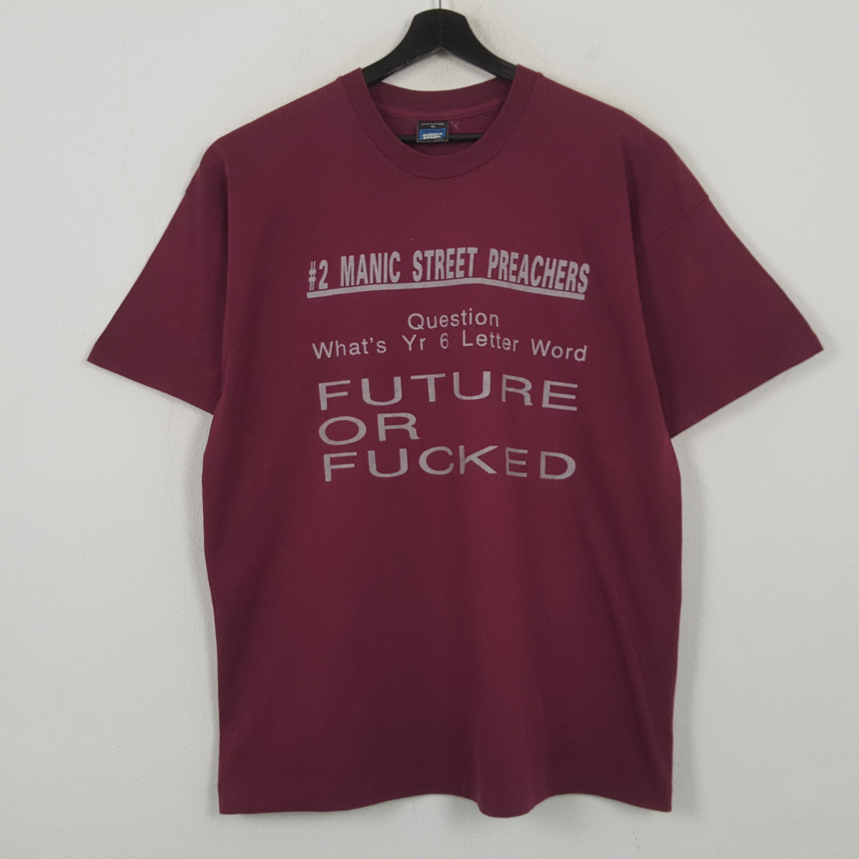 Vintage #2 Manic Street Preachers Vintage Tshirt 32 Size US XL / EU 56 / 4 - 1 Thumbnail