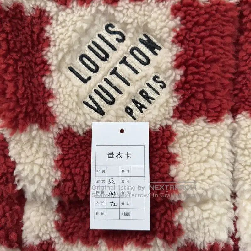 Louis Vuitton Louis Vuitton Red Wool Oversized Jacket . Size US XL / EU 56 / 4 - 6 Thumbnail