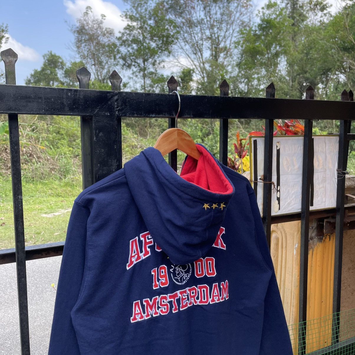 Vintage 🔥Official Licensed Ajax Amsterdam Full Zipper Sweater Hoodie Size US S / EU 44-46 / 1 - 2 Thumbnail