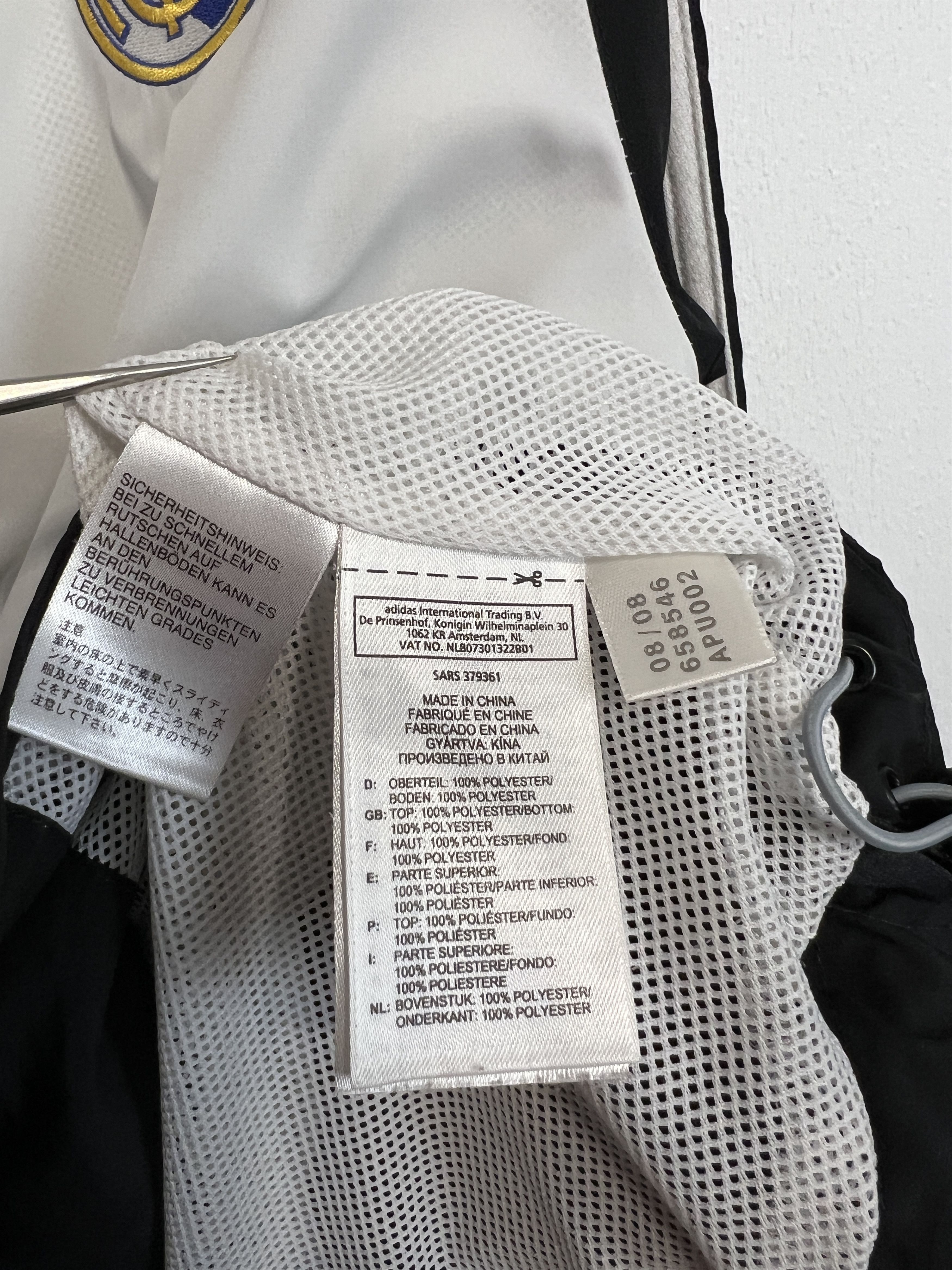 Adidas Vintage Real Madrid Football Train Jacket Soccer Track Top Size US M / EU 48-50 / 2 - 9 Thumbnail