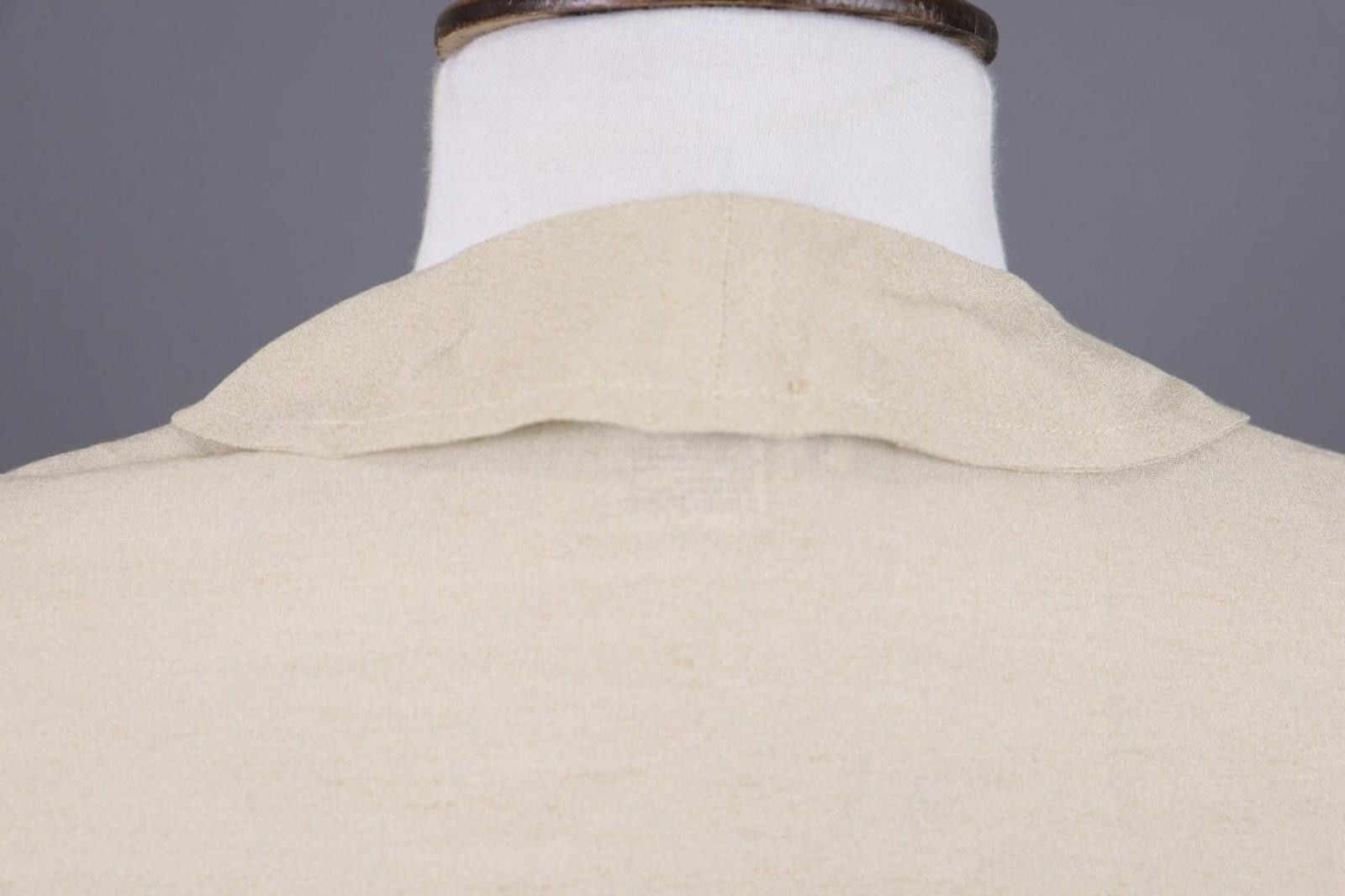 Giorgio Armani Giorgio Armani Vintage Beige Silk Blouse Shirt Size 44 / L Size M / US 6-8 / IT 42-44 - 10 Thumbnail