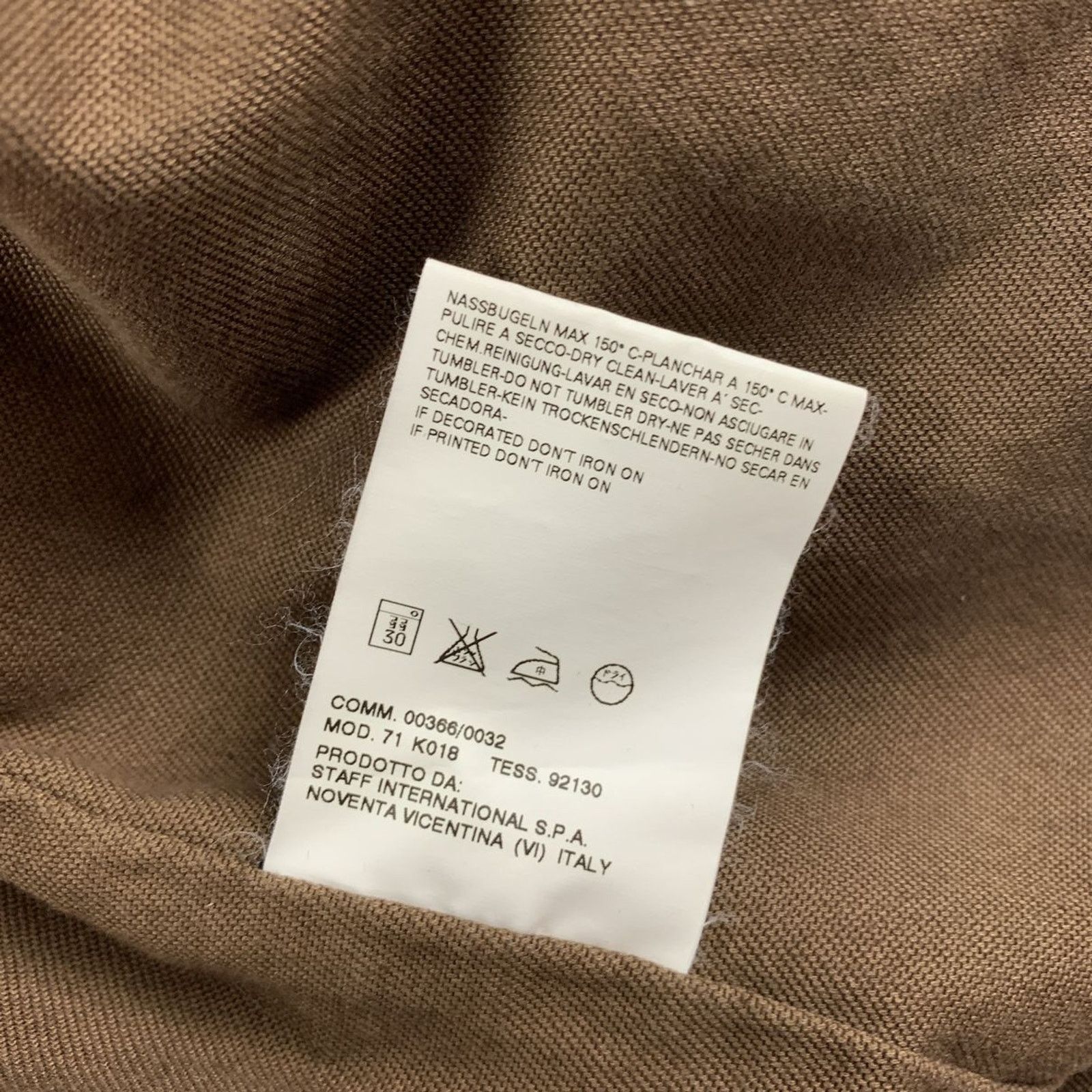 Dsquared2 DSQUARED2 Size 40 Taupe Moleskin Zip Up Jacket Size US L / EU 52-54 / 3 - 8 Thumbnail
