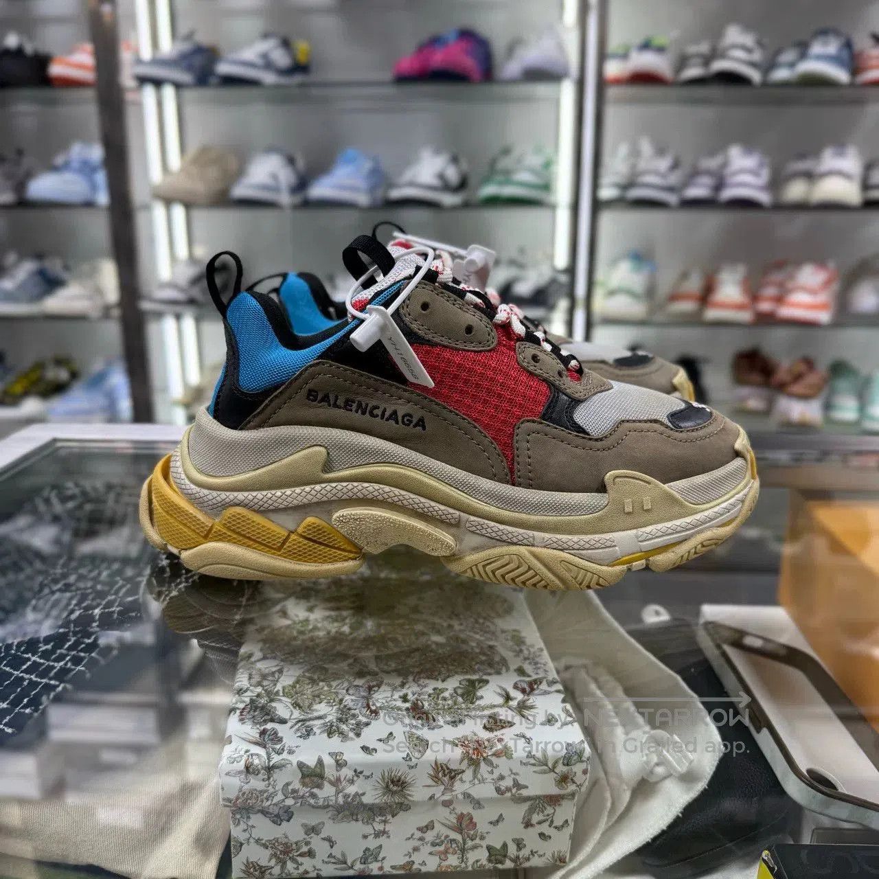 Balenciaga balenciaga triples red blue dad sneakers. Size US 5 / EU 37 - 4 Thumbnail