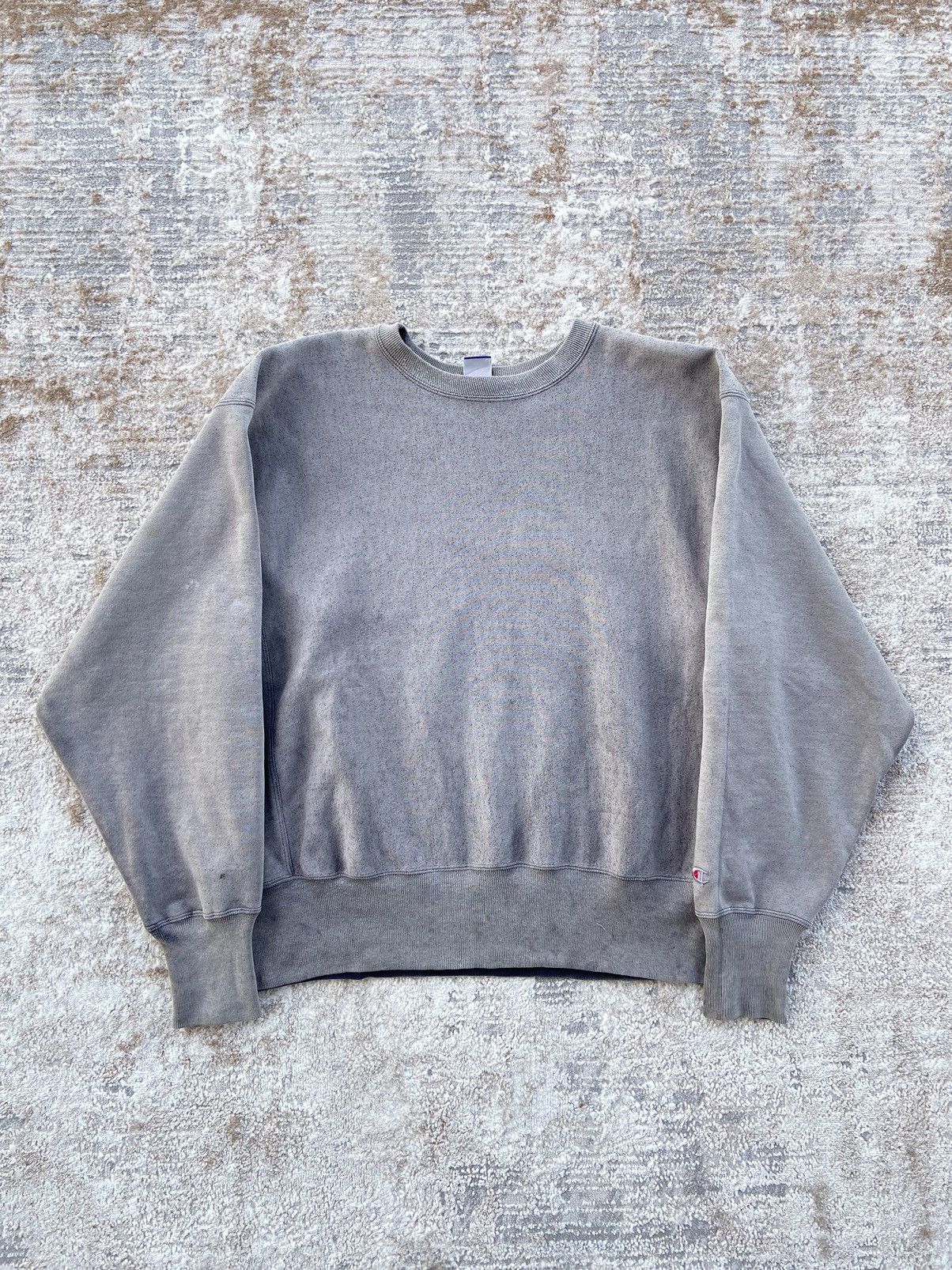 Champion × Vintage Vintage Champion Reversve Weave Sun Faded Sweatshirts Size US L / EU 52-54 / 3 - 1 Thumbnail