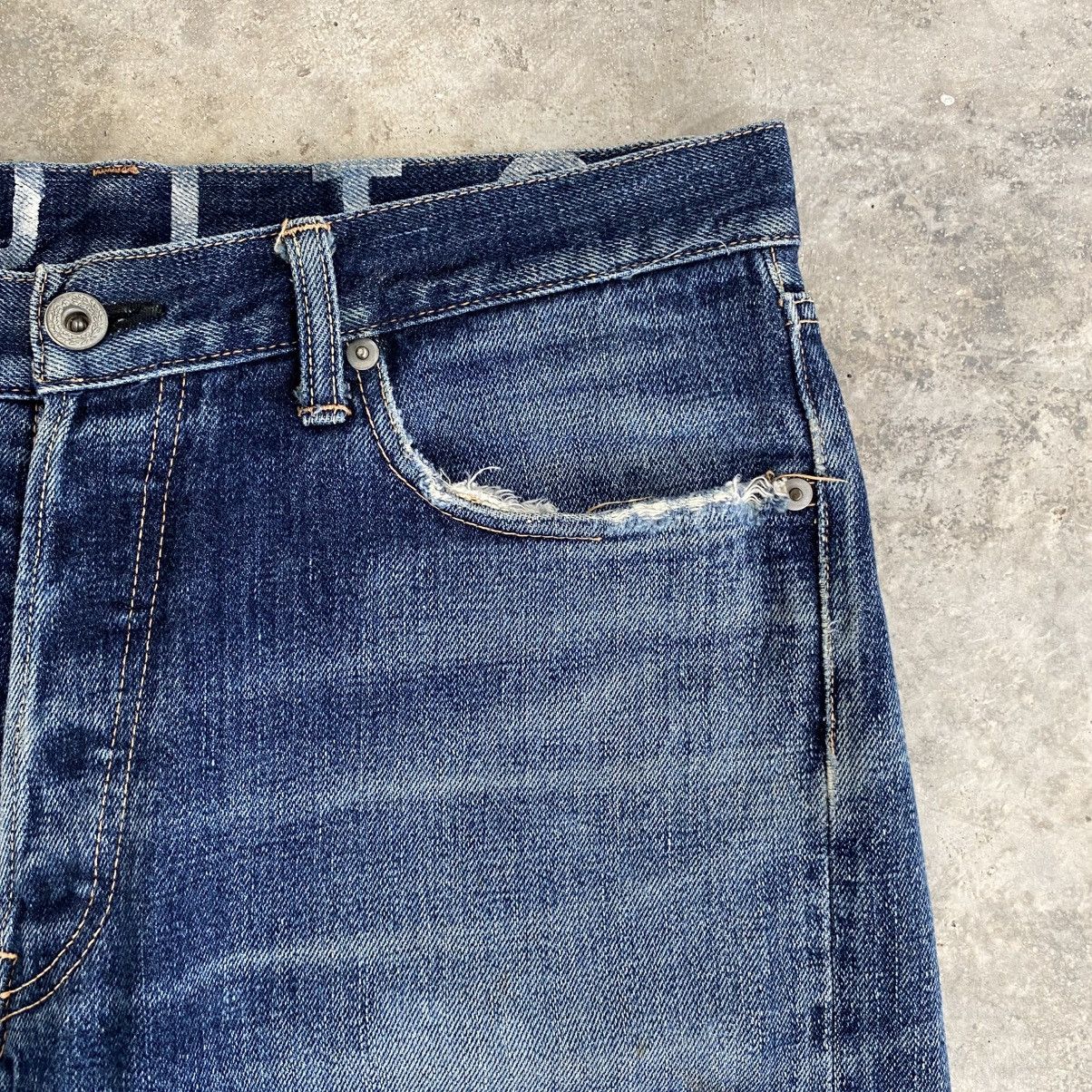 Fujito 2000’s Fujito Made In Japan Faded Blue Selvedge Jeans Size US 33 - 8 Thumbnail