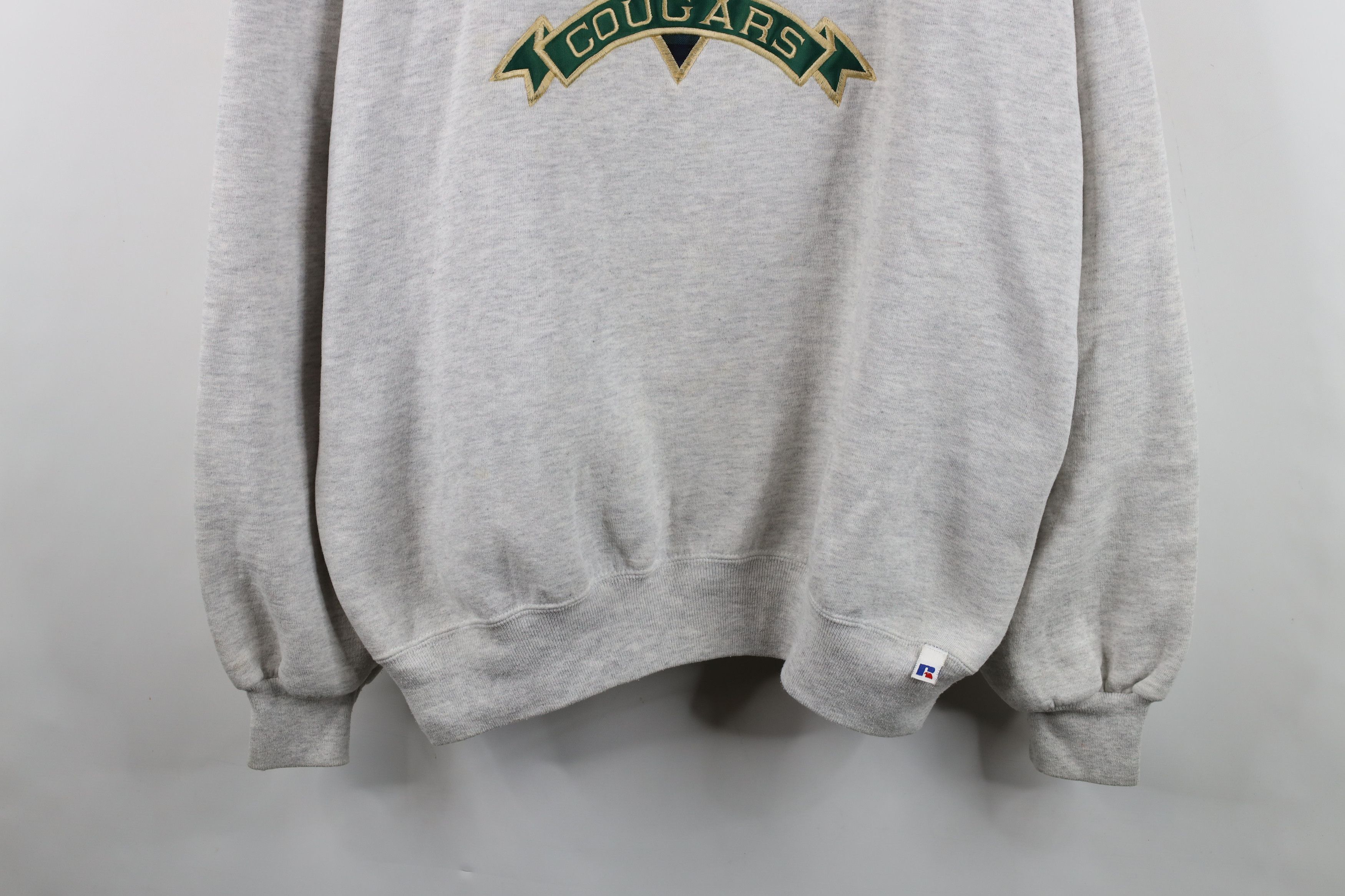 Russell Athletic Vintage 90s Russell Athletic Cougars Sweatshirt Gray USA Size US XXL / EU 58 / 5 - 3 Thumbnail