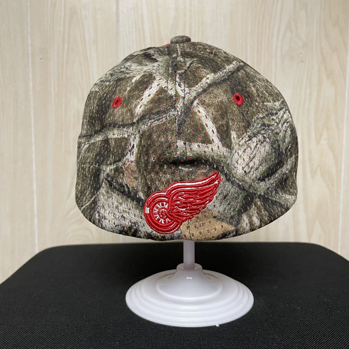 NHL × Zephyr Detroit Red Wings NHL Zephyr Camo Fitted Hat Cap Size M/L Size ONE SIZE - 4 Thumbnail