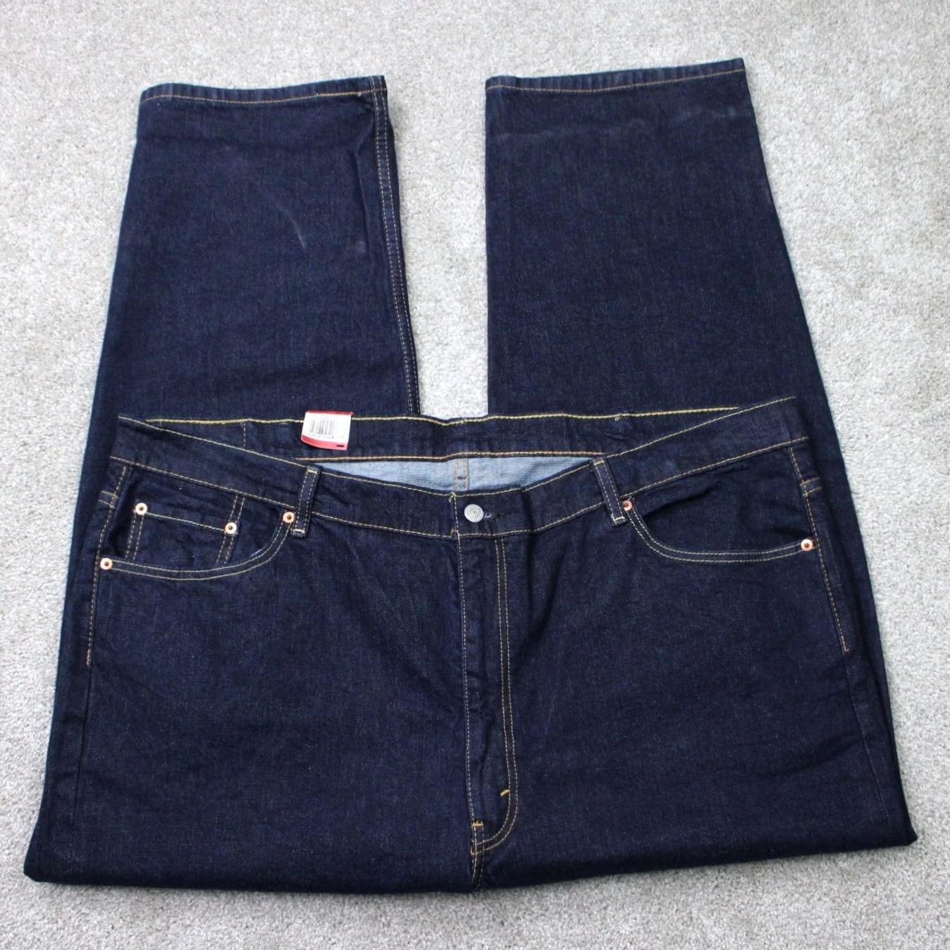 Levi's Levi's 550 Jeans Mens 48x30 Blue Relaxed Fit 5-Pocket Denim Cotton Stretch Straight NWT California Prop 65 none Brand Levi's 90s USA Vintage No Size US 32 / EU 48 - 2 Thumbnail